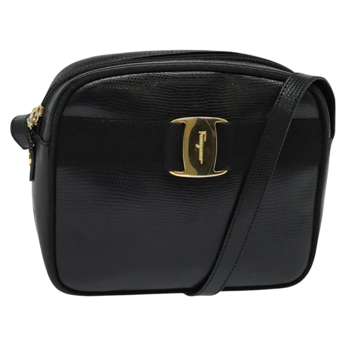 Salvatore Ferragamo Vara Bow camera Shoulder Bag Suede - image 1