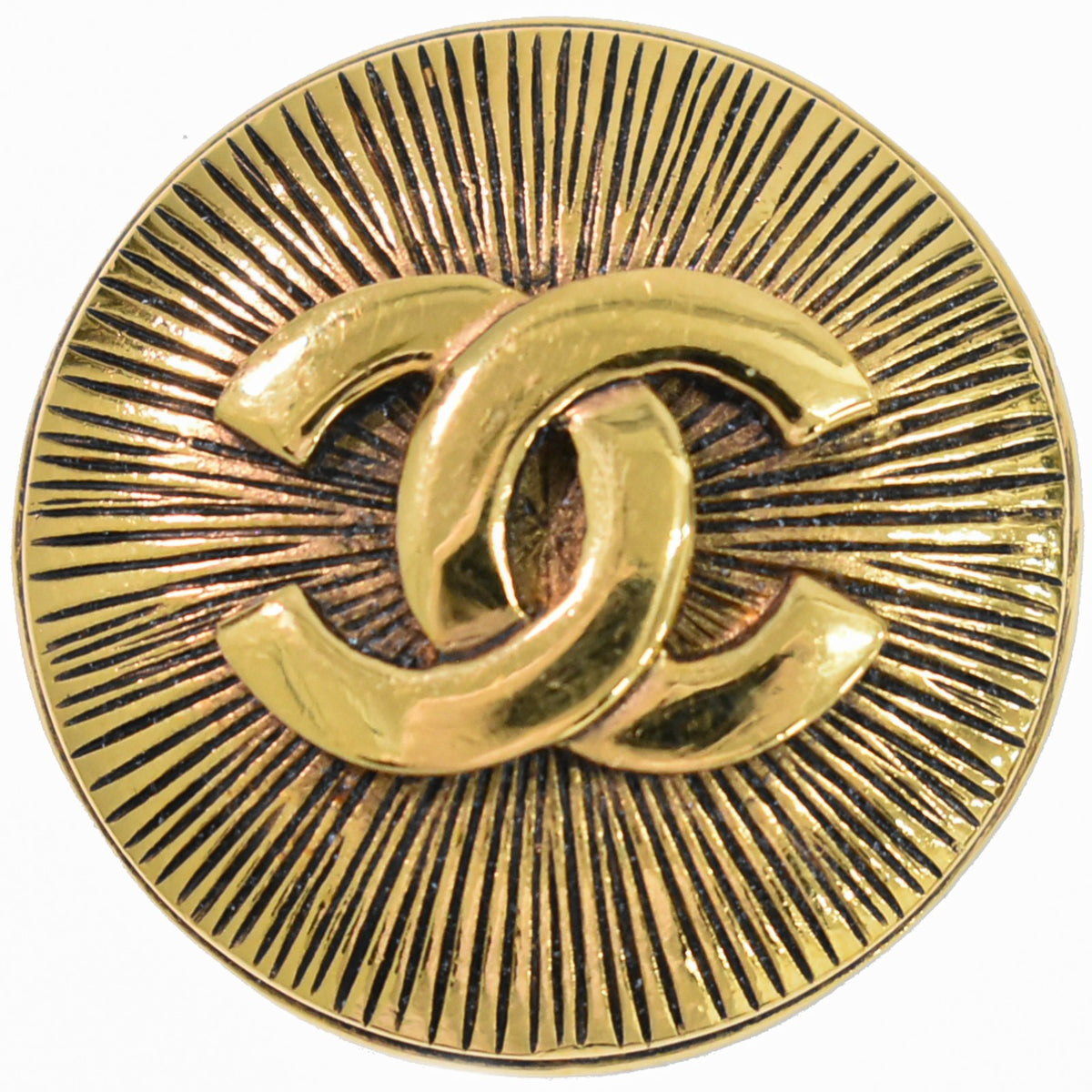 Chanel CC Brooch Metal - image 1