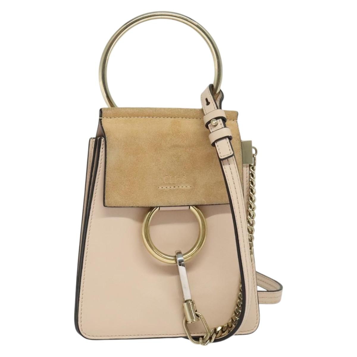 Chloe Faye Crossbody Leather and Suede Medium - image 1