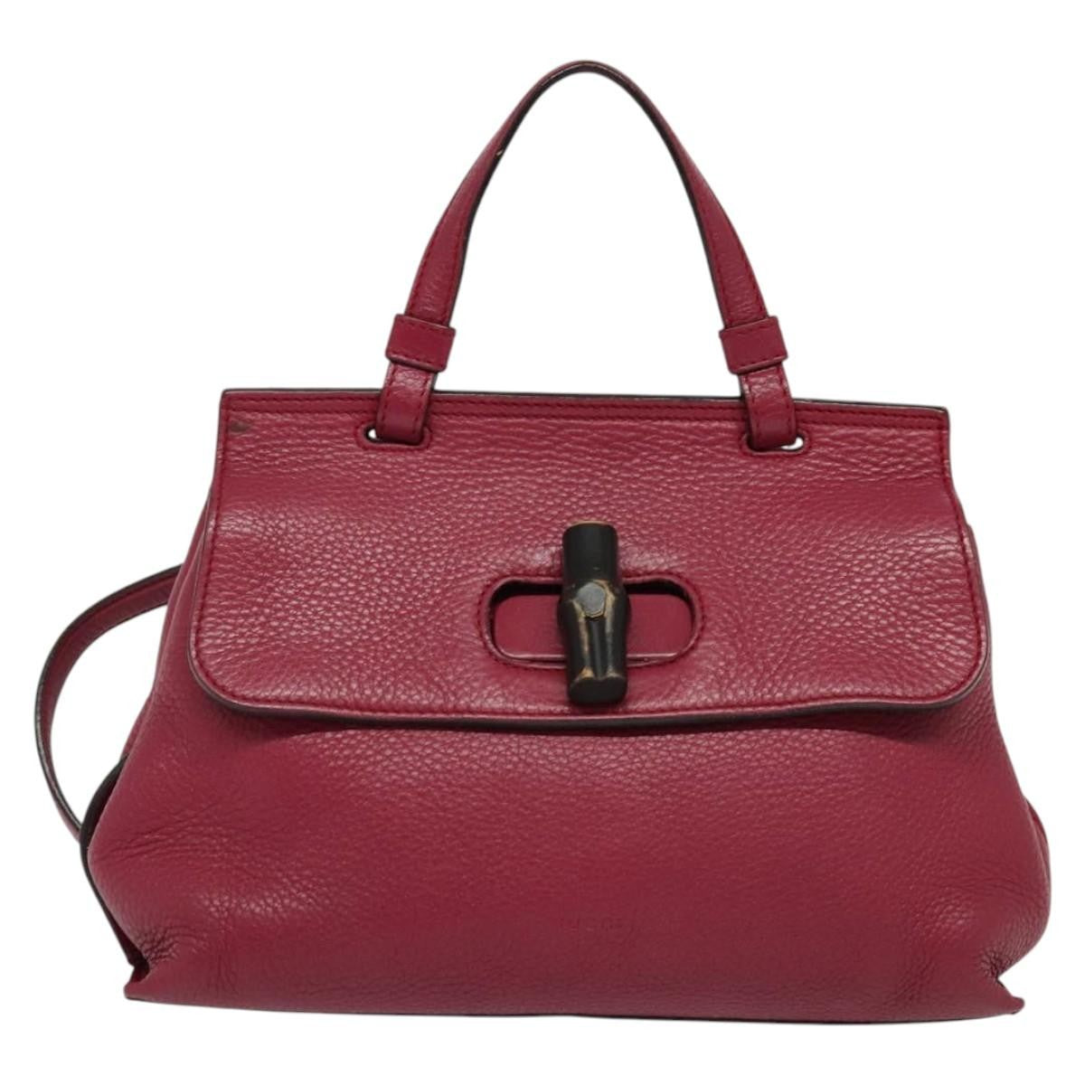 Gucci Bamboo Daily Top Handle Bag Leather Medium - image 1