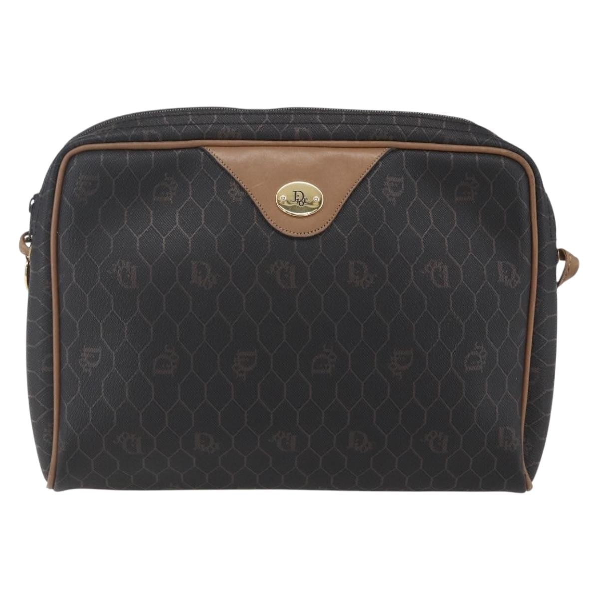 Christian Dior Vintage Honeycomb Shoulder Bag Canvas - image 1
