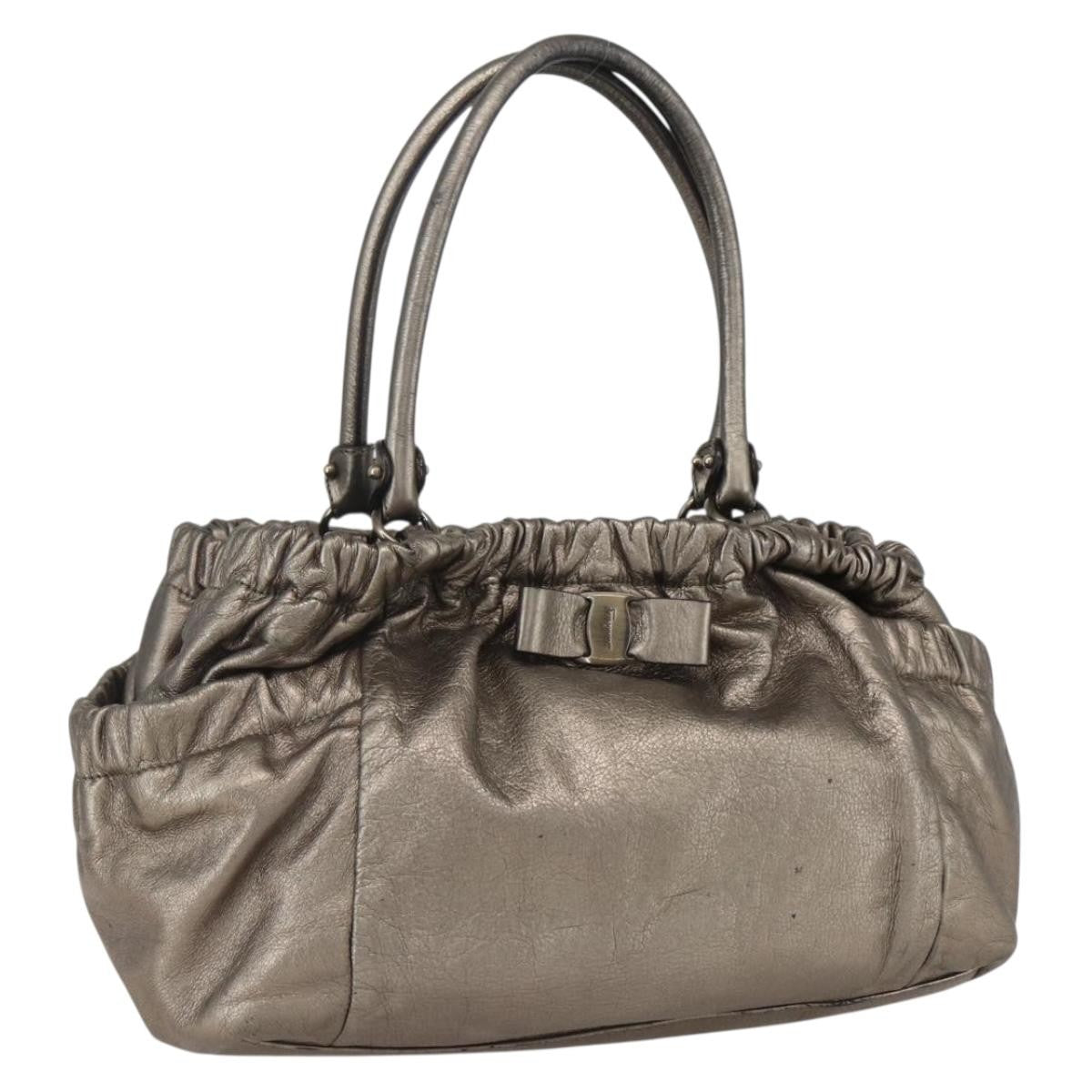 Salvatore Ferragamo Vala Handbag Leather - image 1