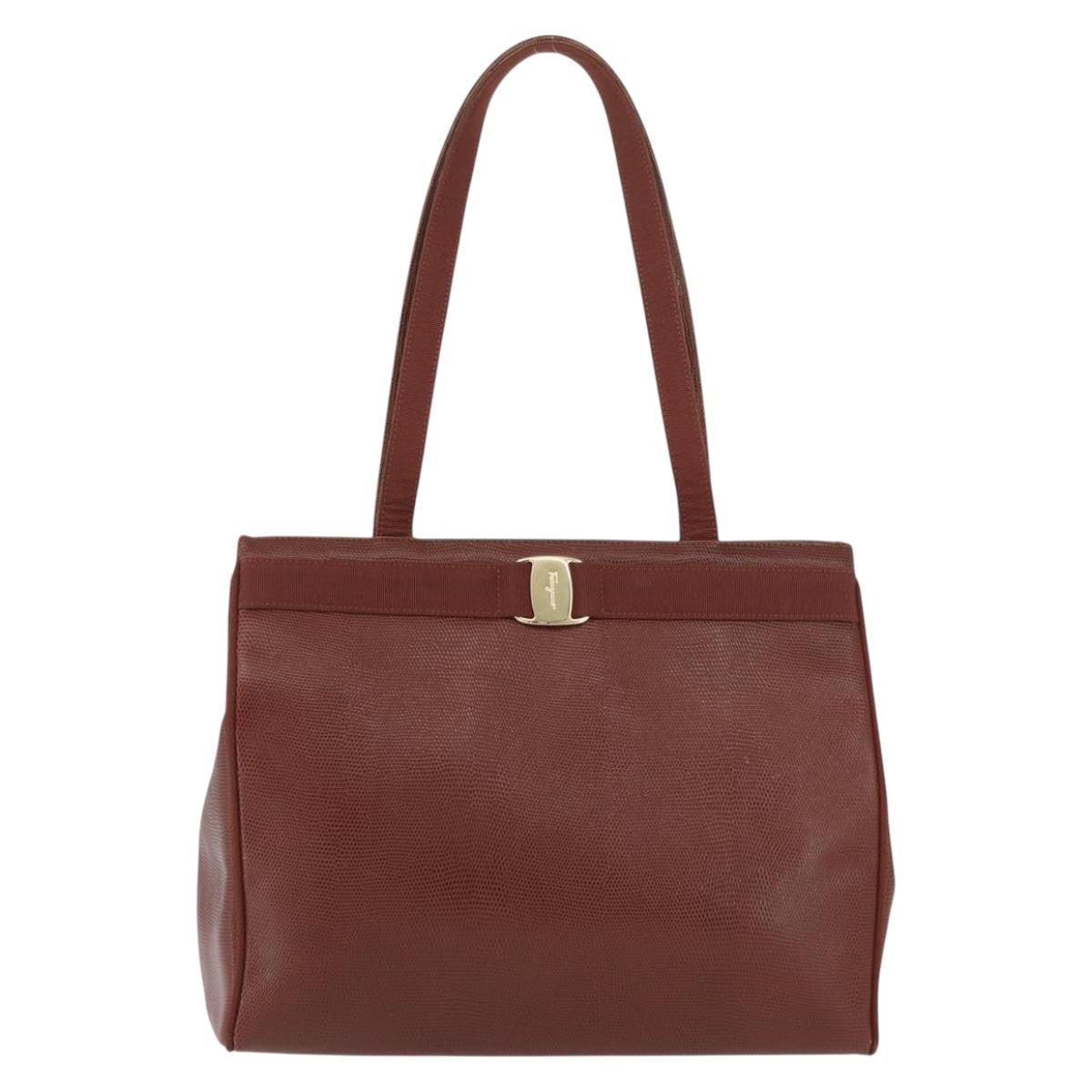 Salvatore Ferragamo Vala tote Embossed Leather - image 1