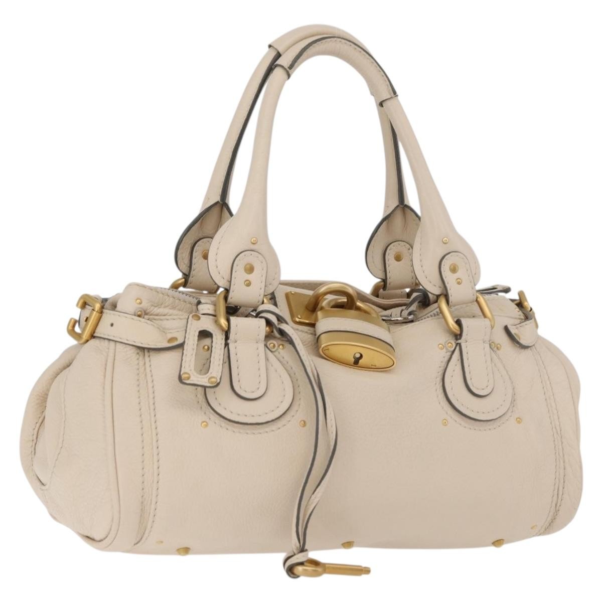 Chloe Paddington Lock Handbag Leather Medium - image 1