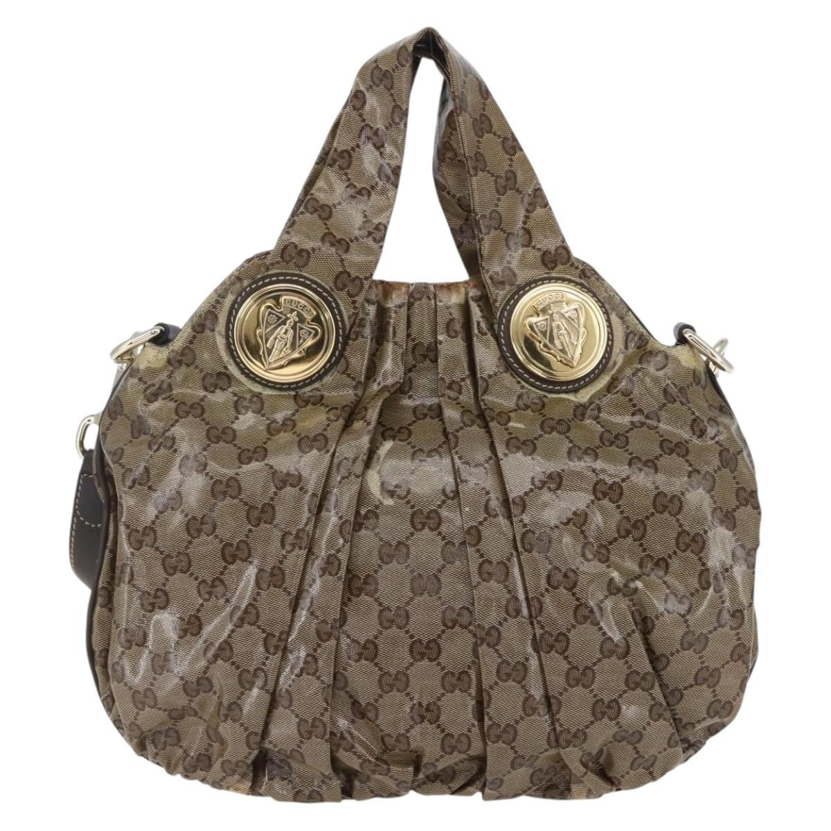 Gucci Hysteria Convertible Top Handle Bag GG Coated Canvas Large - image 1