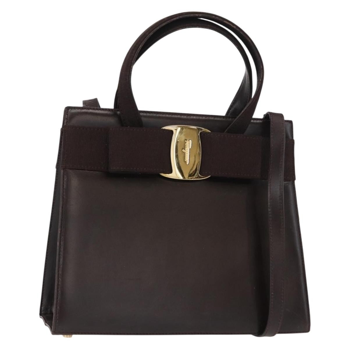 Salvatore Ferragamo Convertible Vara Bow Tote Leather Small - image 1