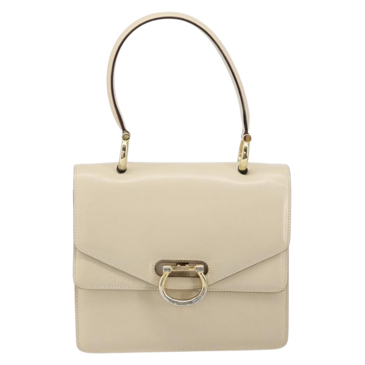 Celine Vintage Top Handle Bag Glazed Leather Small - image 1