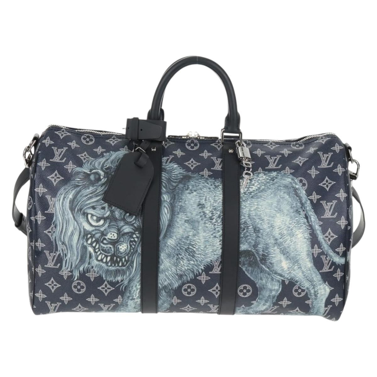 Louis Vuitton Keepall Bandouliere Bag Limited Edition Chapman Savane Monogram Canvas 45 - image 1