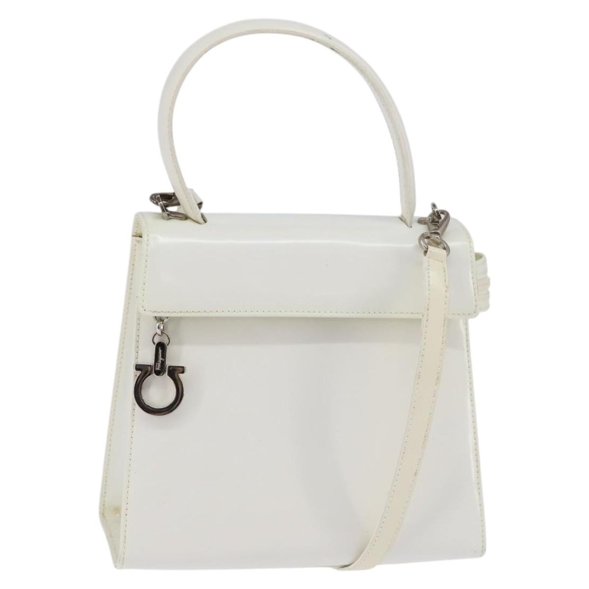 Salvatore Ferragamo Gancini handbag Patent leather - image 1
