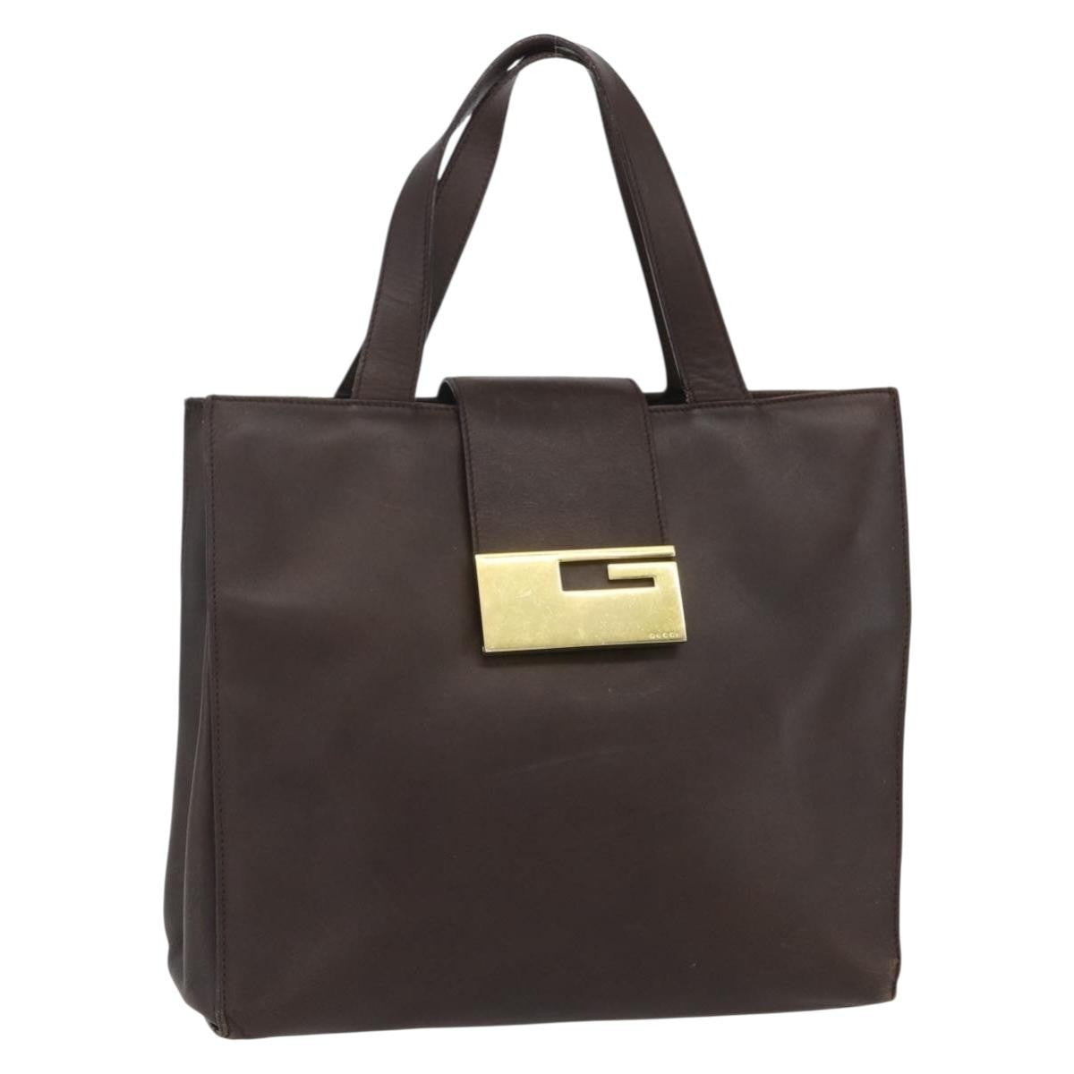 Gucci Vintage Handbag Leather - image 1