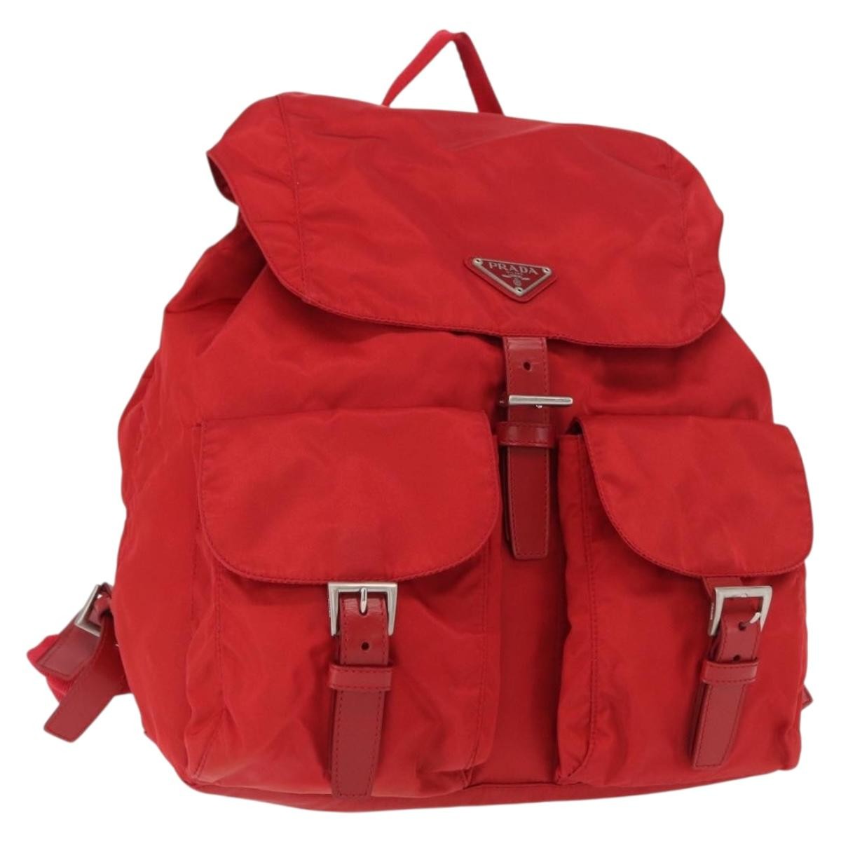 Prada Double Front Pocket Backpack Tessuto Medium - image 1
