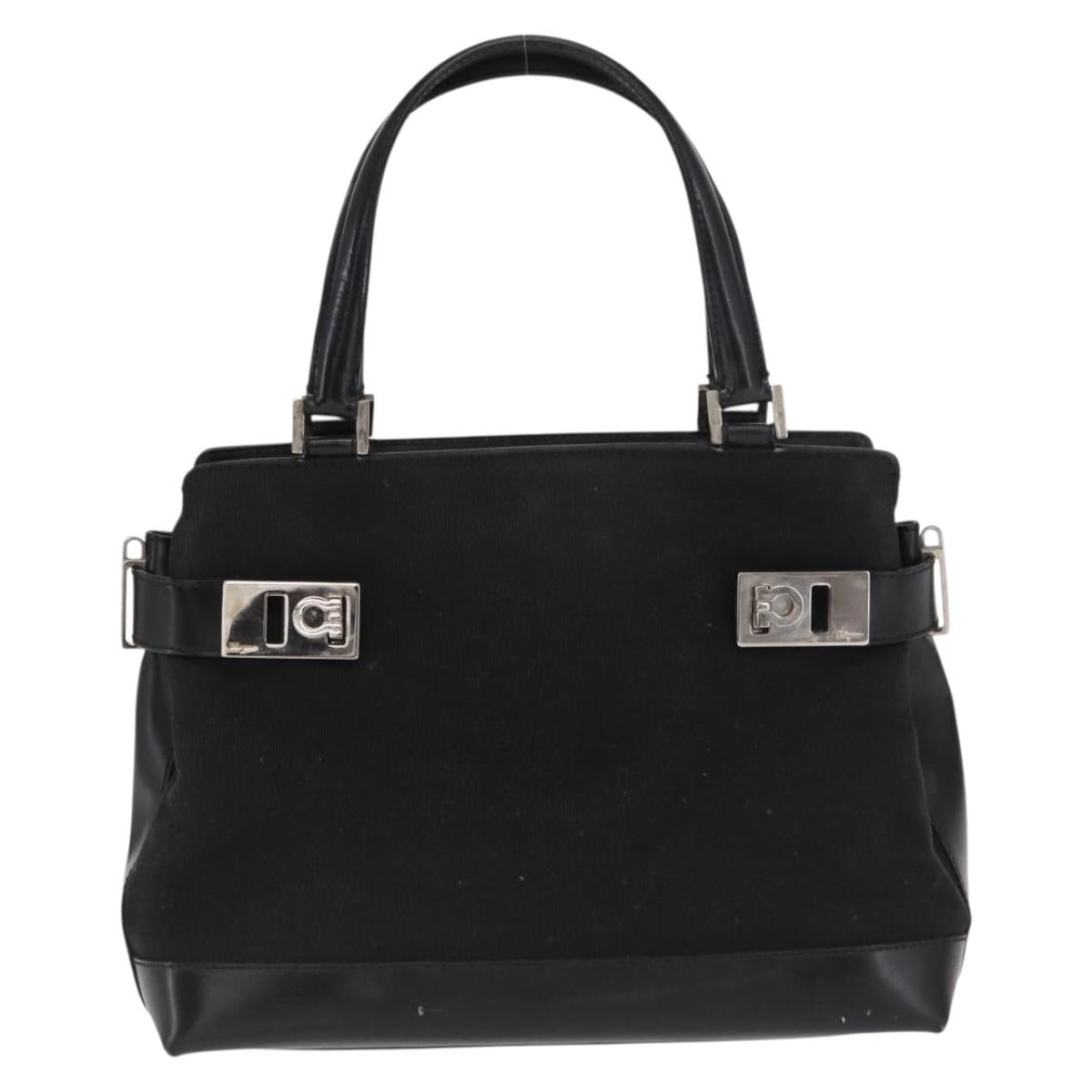 Salvatore Ferragamo Double Gancini Side Buckle Tote Canvas - image 1