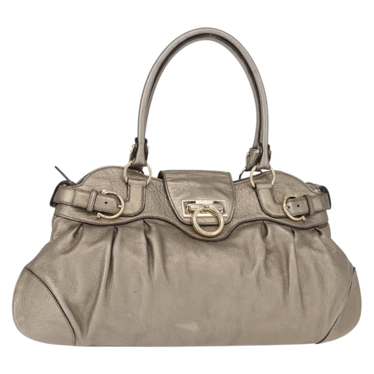 Salvatore Ferragamo Gancini Tote Leather - image 1