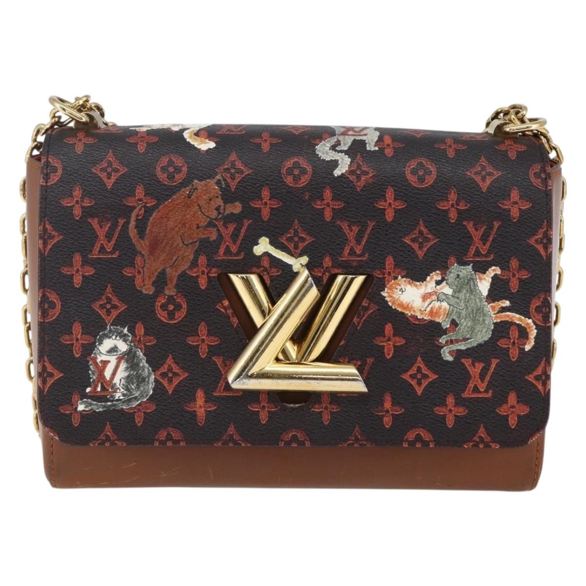 Louis Vuitton Twist Handbag Limited Edition Grace Coddington Catogram Canvas MM - image 1
