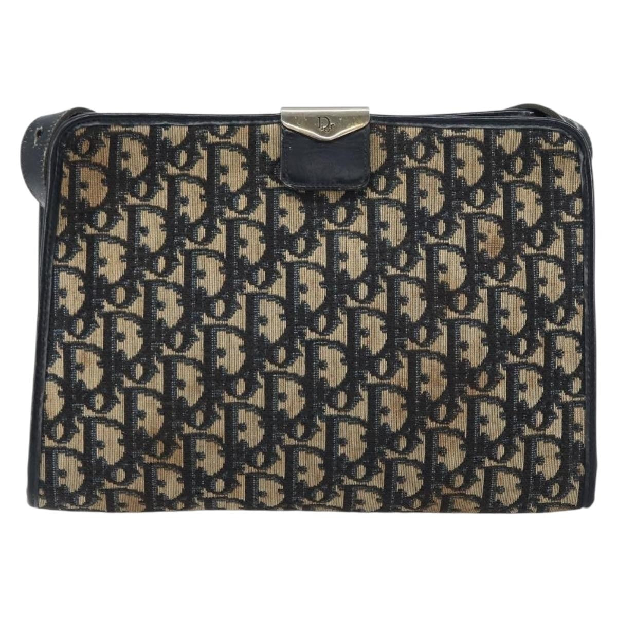 Christian Dior Vintage Trotter Shoulder Bag Canvas medium - image 1