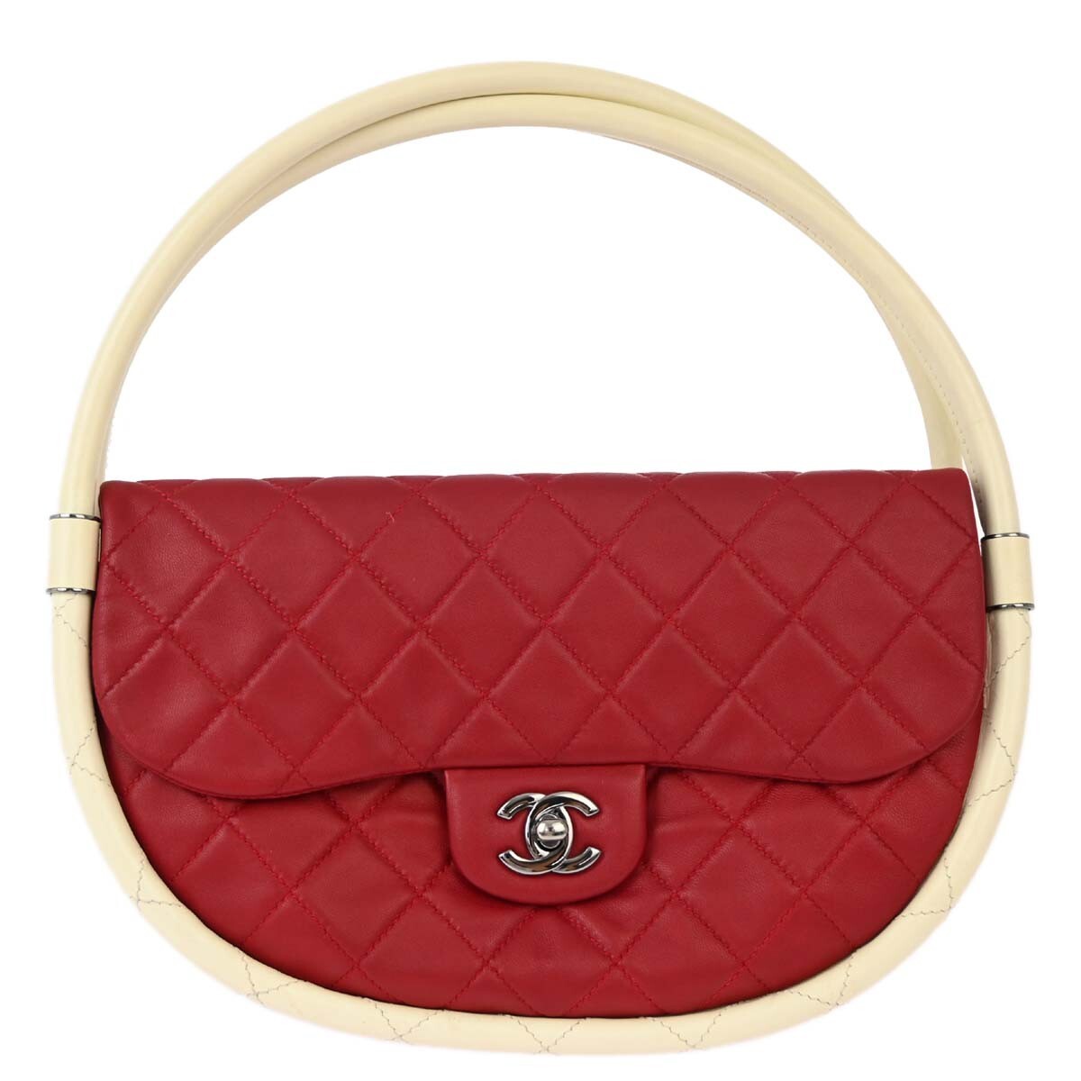 Chanel Hula Hoop Bag Quilted Lambskin Small - image 1