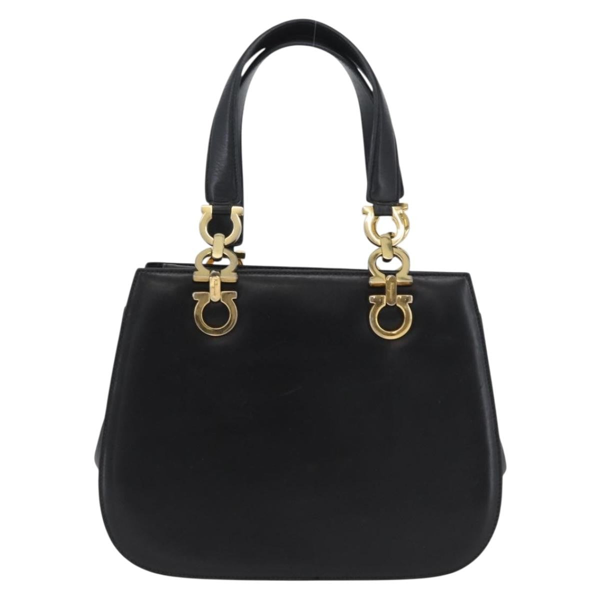 Salvatore Ferragamo Gancini handbag Leather - image 1
