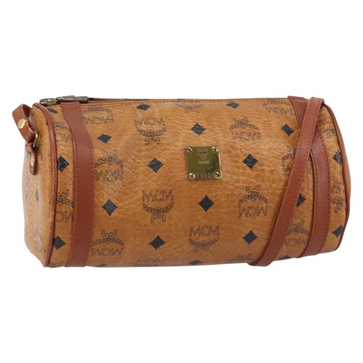 MCM Visetos Shoulder bag Canvas and Leather - image 1
