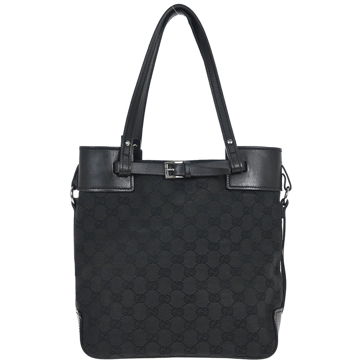 Gucci Belted Bucket Tote GG Canvas with Leather Small - image 1