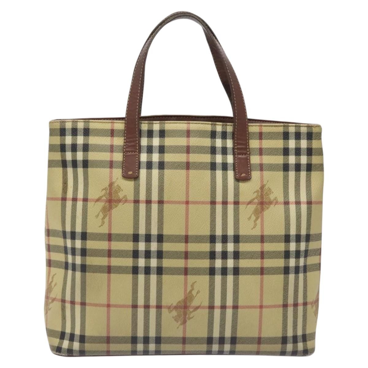 Burberry Top Handle Tote Haymarket Coated Canvas Medium - image 1