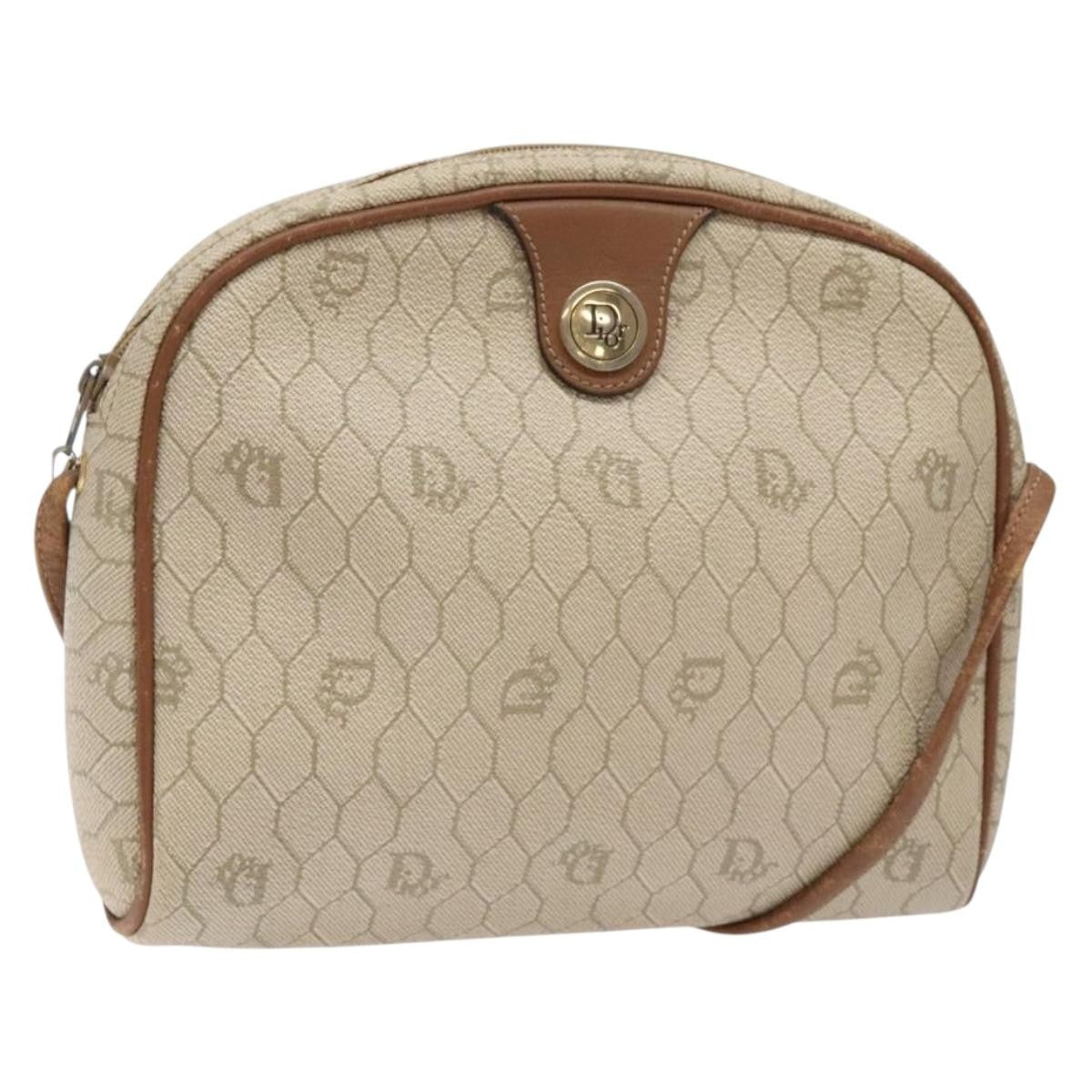 Christian Dior Vintage Honeycomb Shoulder Bag Canvas - image 1