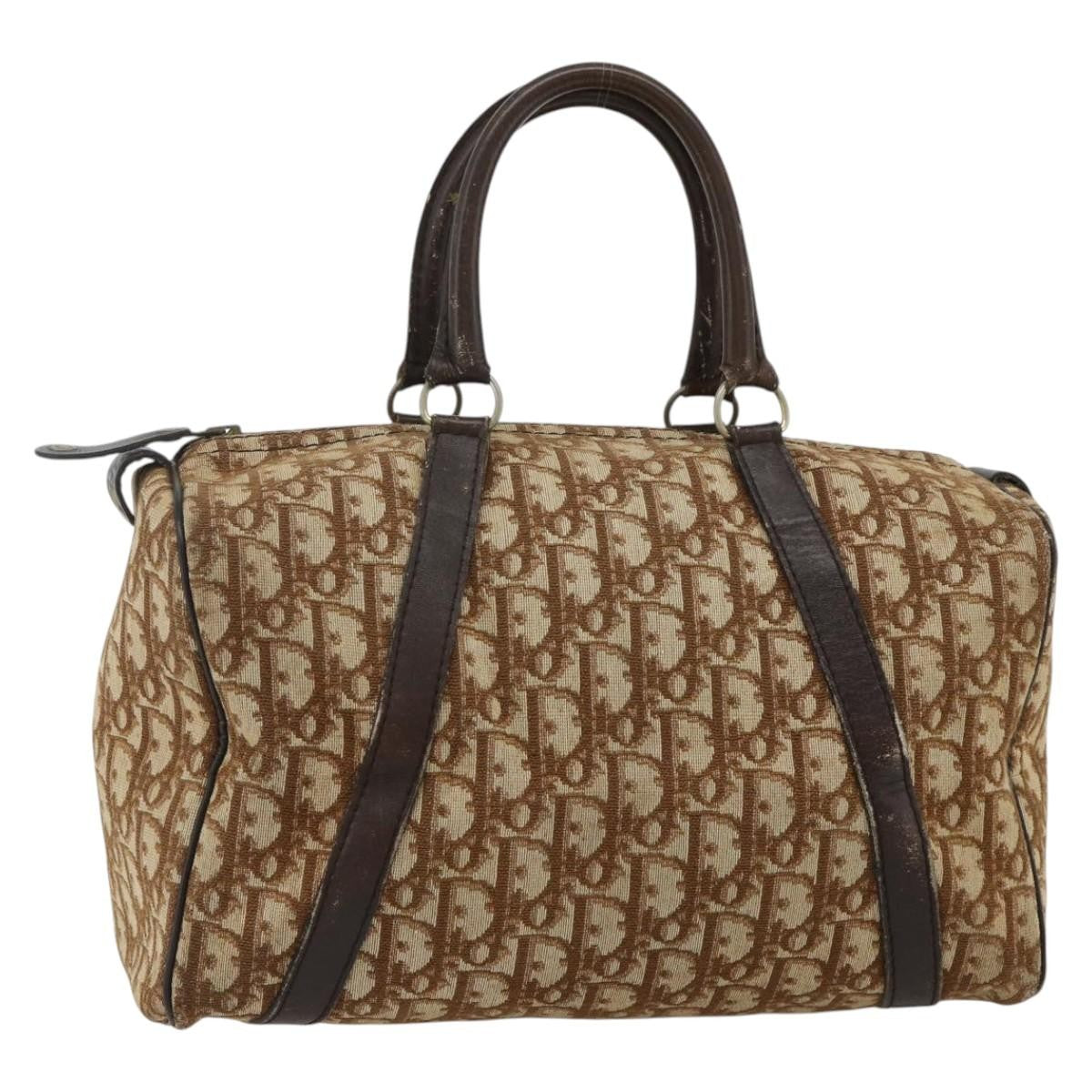 Christian Dior Vintage Trotter Handbag Canvas - image 1