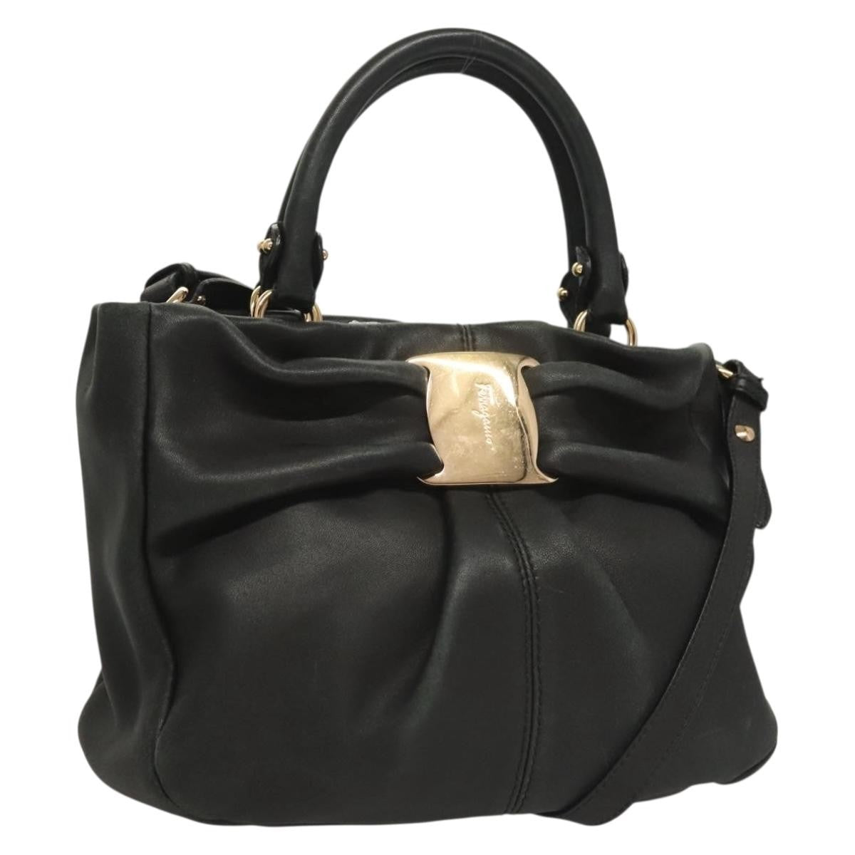 Salvatore Ferragamo Vala Handbag Leather - image 1