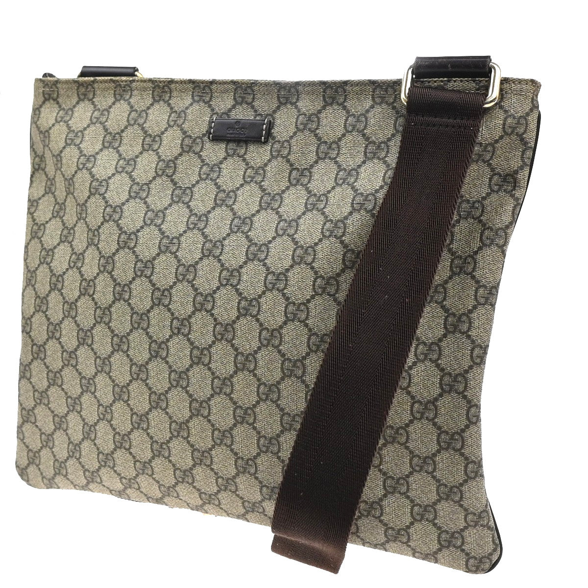 Gucci Zip Top Messenger Bag GG Coated Canvas Small - image 1