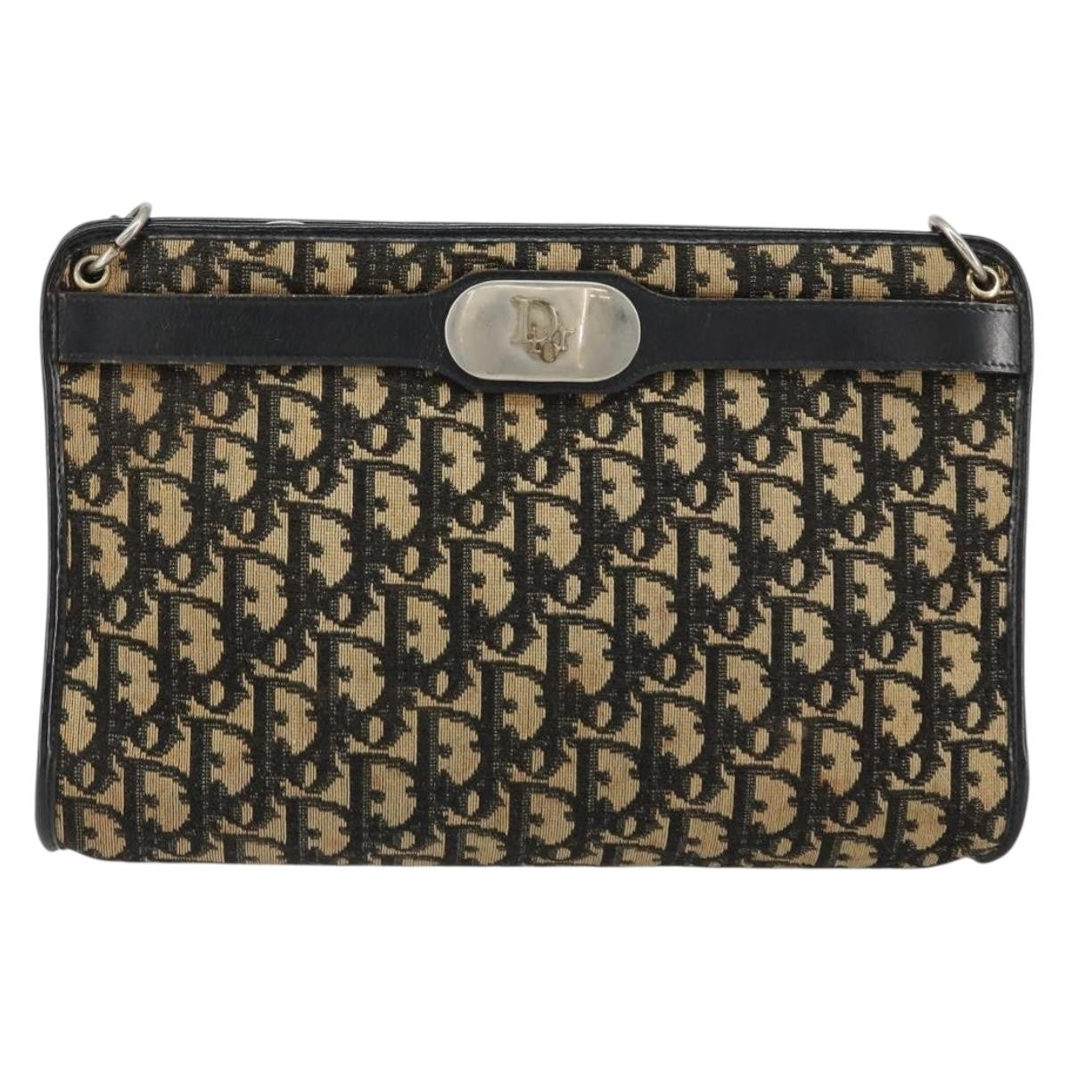 Christian Dior Vintage Trotter Shoulder Bag Canvas medium - image 1