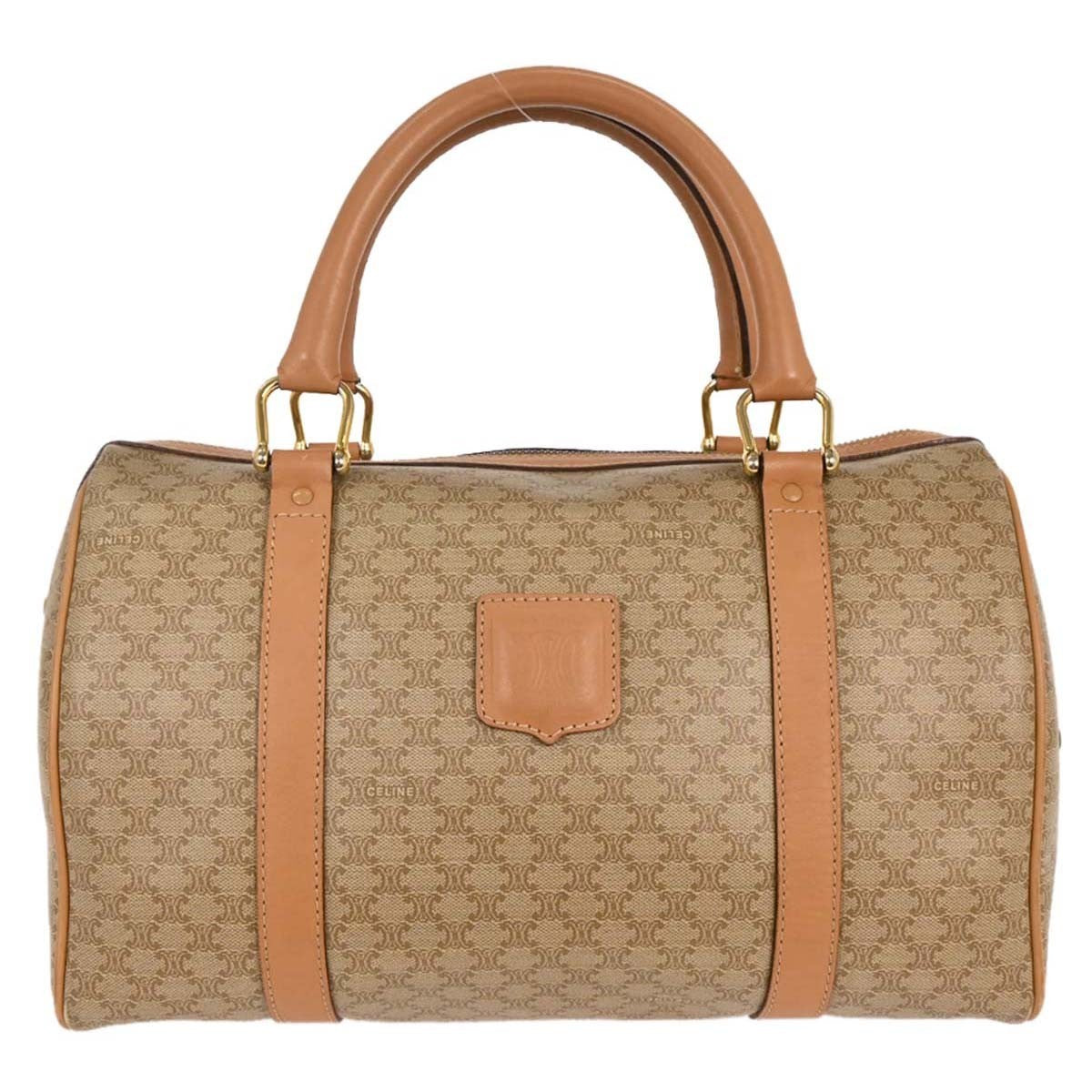 Celine Vintage Duffle Bag Canvas and Leather - image 1