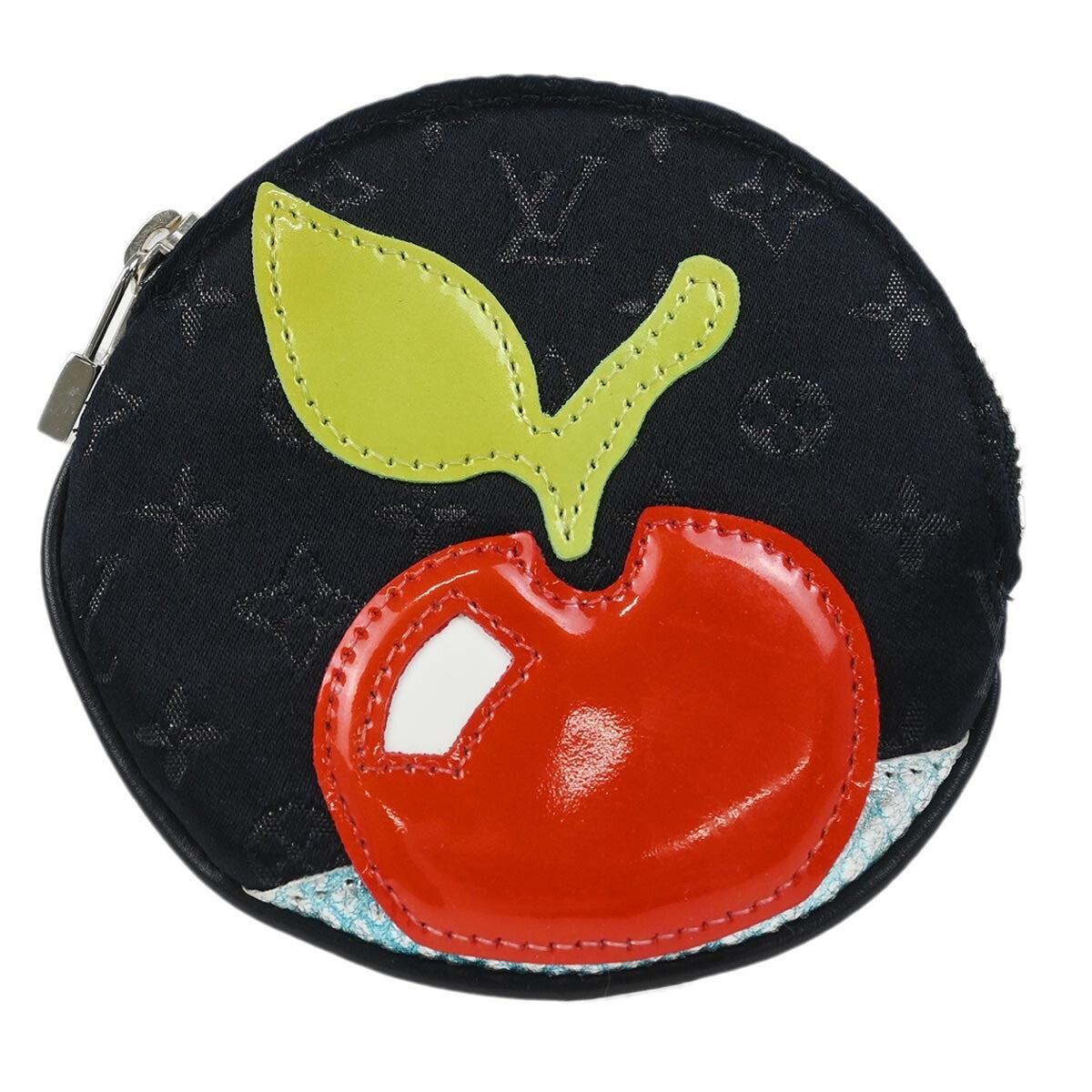 Louis Vuitton Round Coin Purse Limited Edition Monogram Silk - image 1
