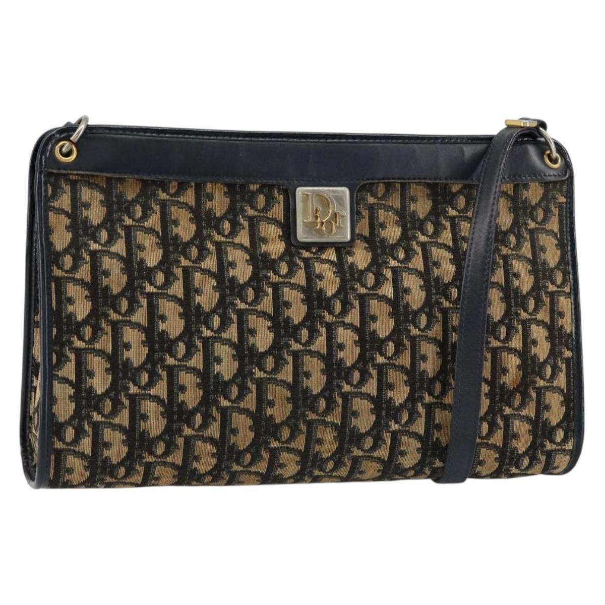 Christian Dior Vintage Trotter Shoulder Bag Canvas medium - image 1
