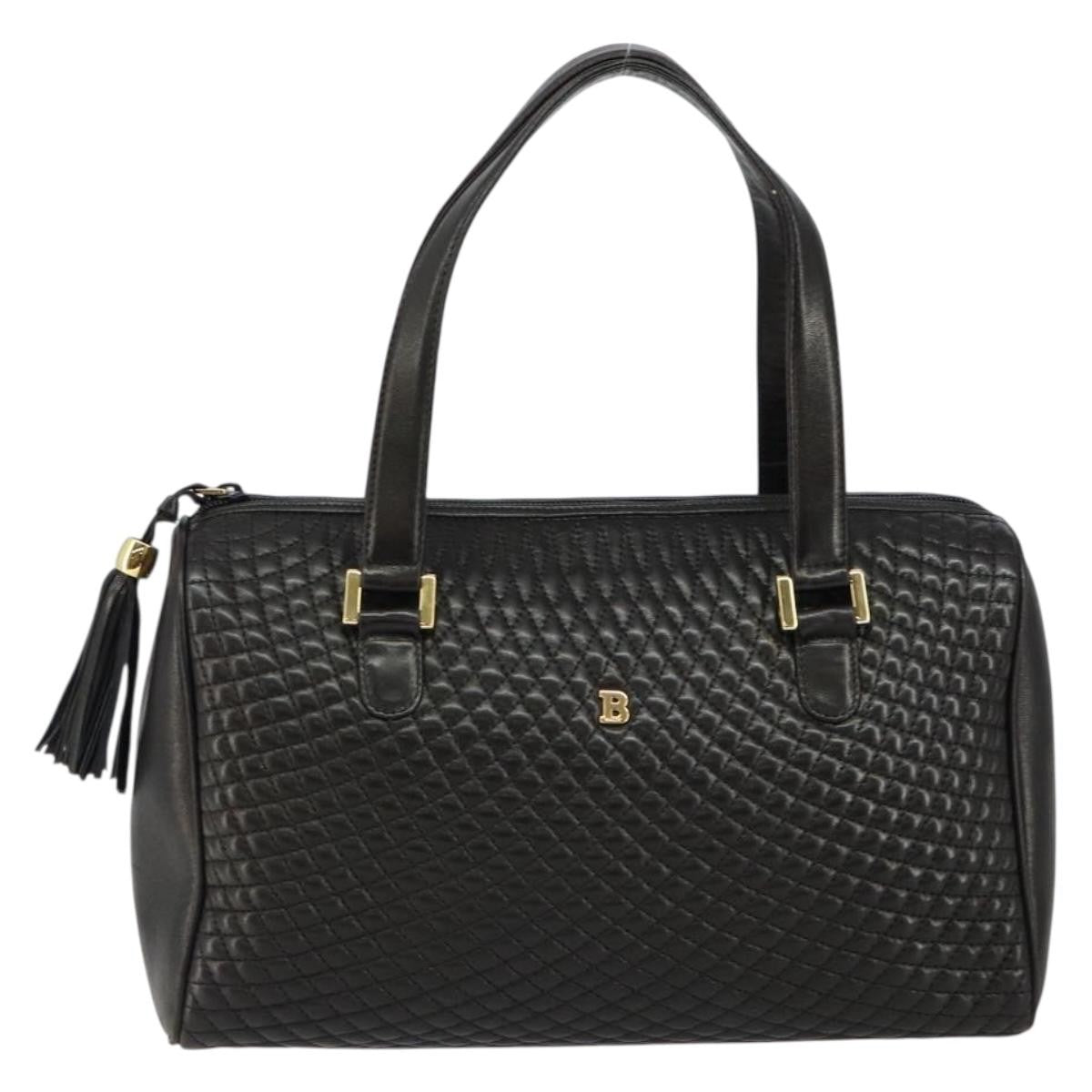 Bally Vintage Handbag Quilted Leather - image 1