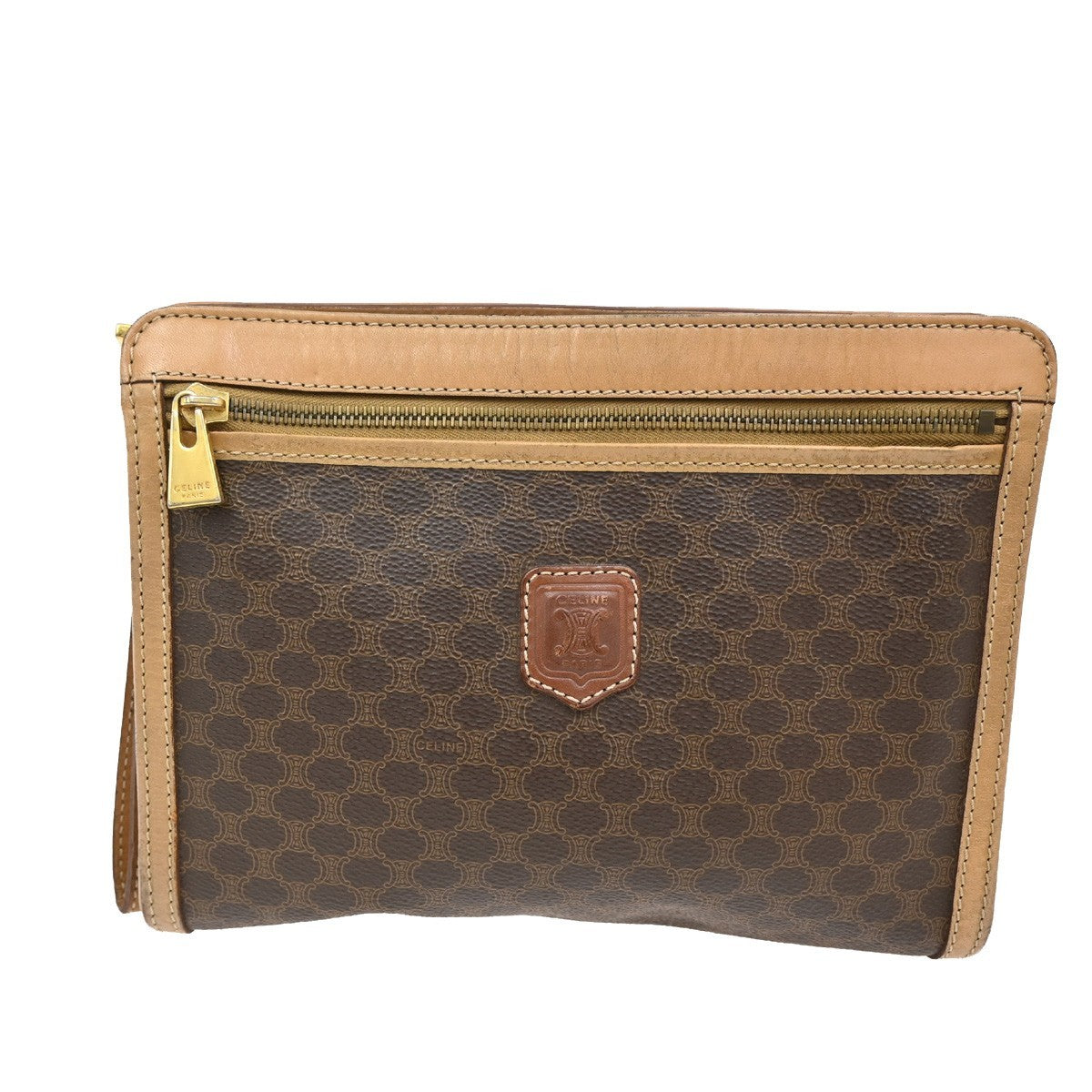 Celine Macadam Pochette Canvas and Leather - image 1
