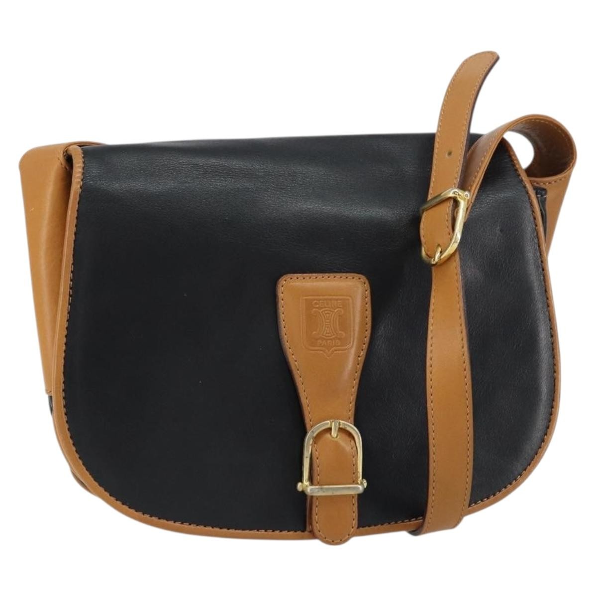 Celine Vintage Shoulder Bag Leather - image 1