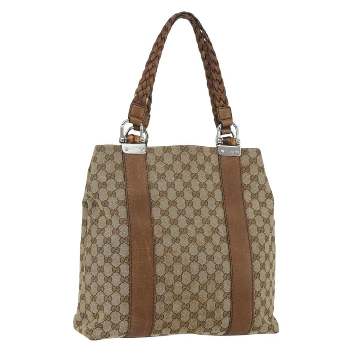 Gucci Bamboo Bar Tote GG Canvas Large - image 1