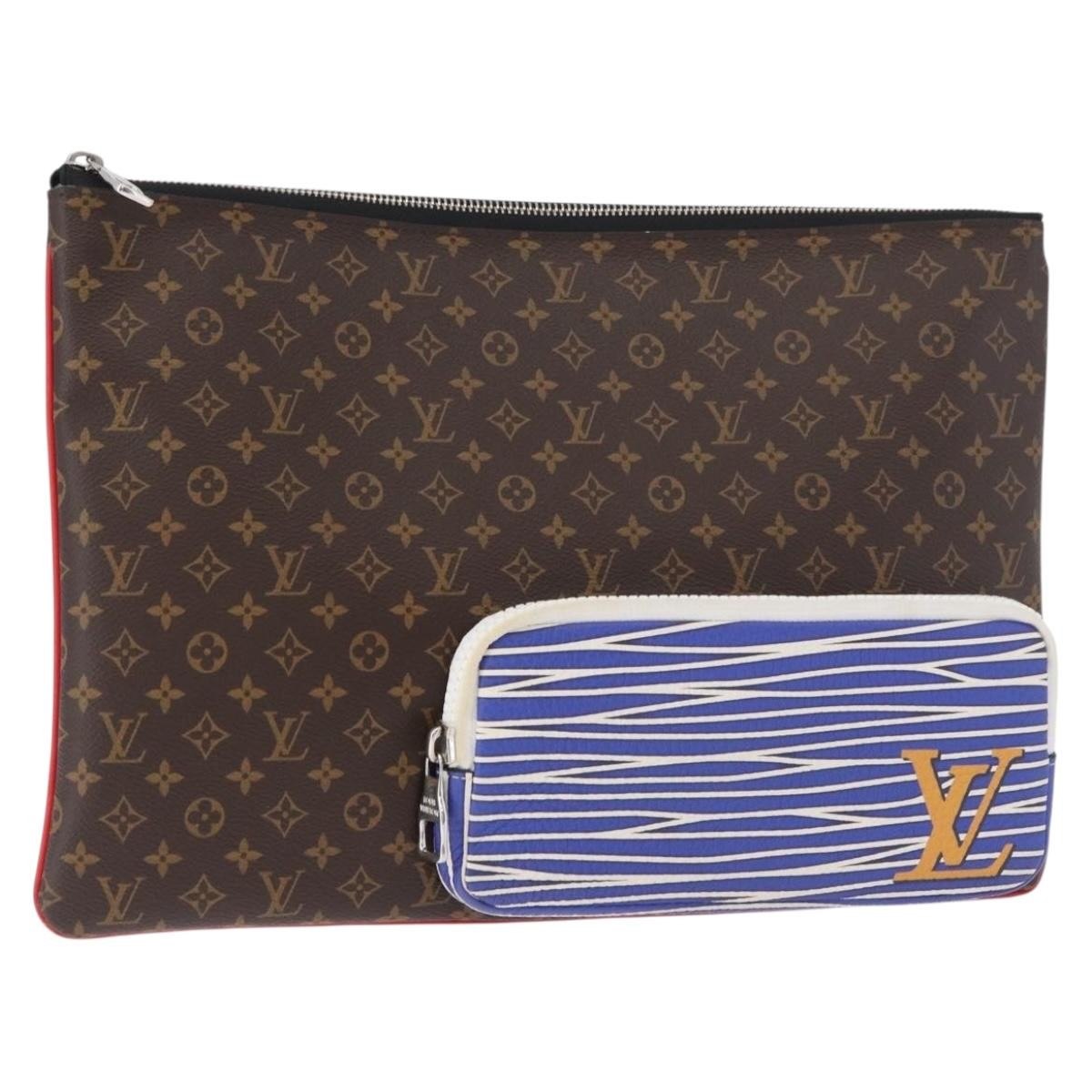 Louis Vuitton Pochette A4 Multipocket Pouch Monogram Canvas and Printed Leather - image 1