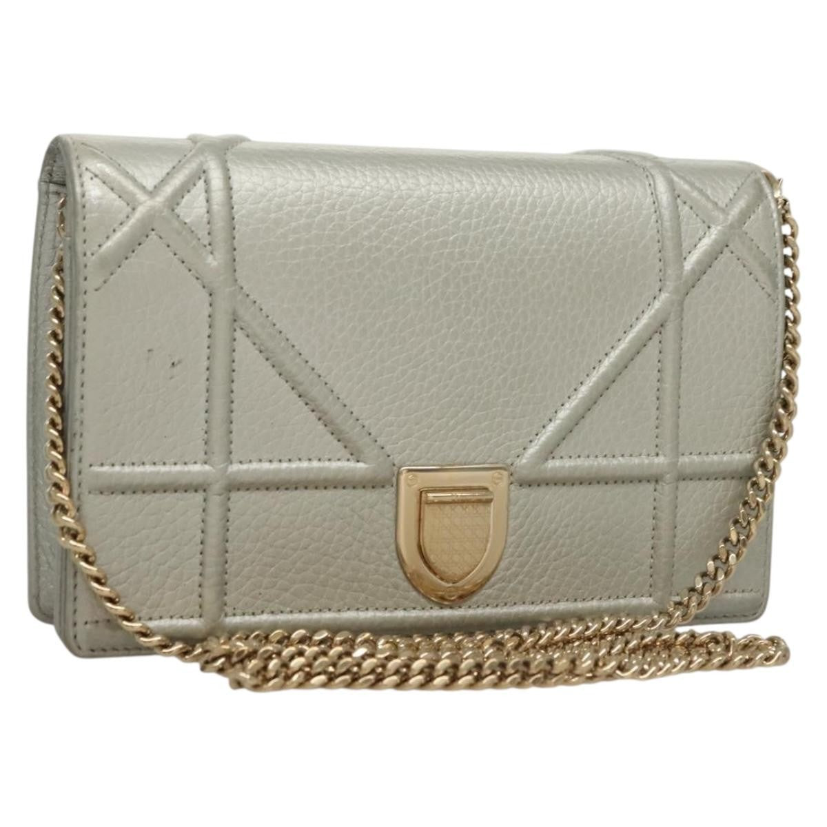 Christian Dior Diorama Wallet on Chain Leather - image 1