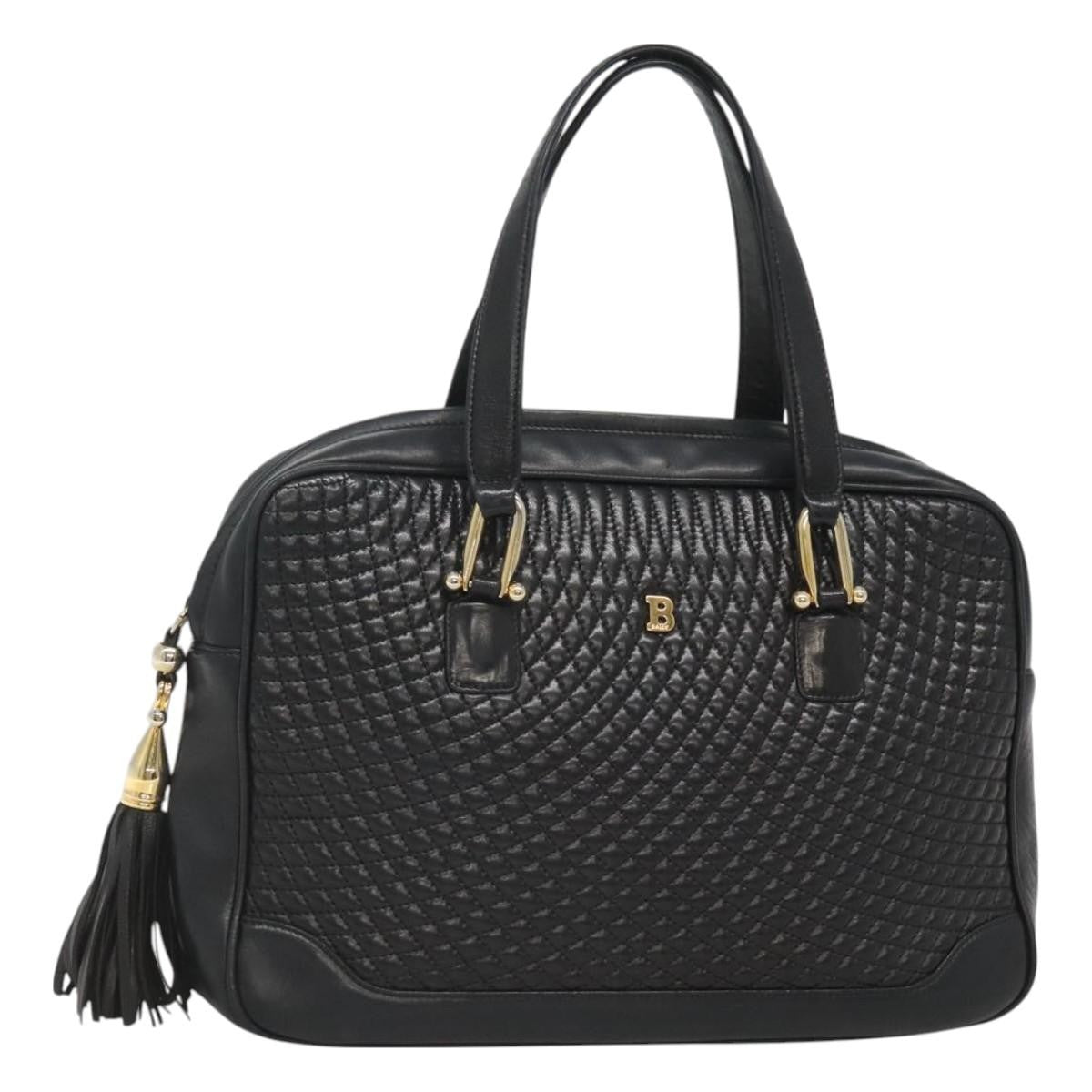 Bally Vintage Handbag Quilted Leather - image 1