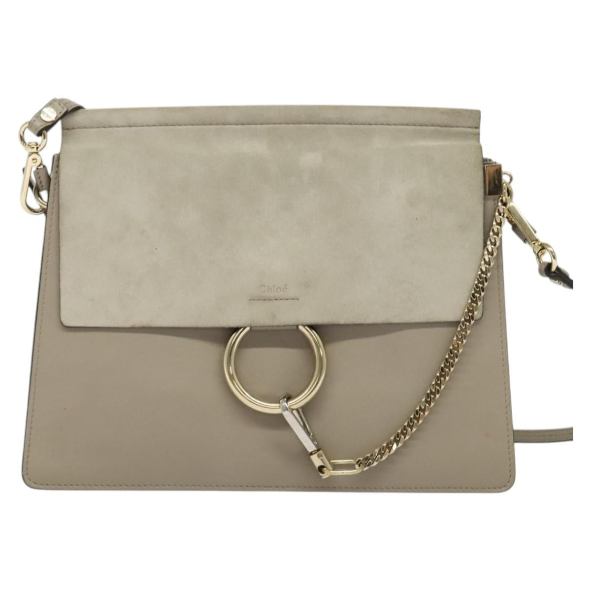 Chloe Faye Shoulder Bag Leather and Suede Medium - image 1