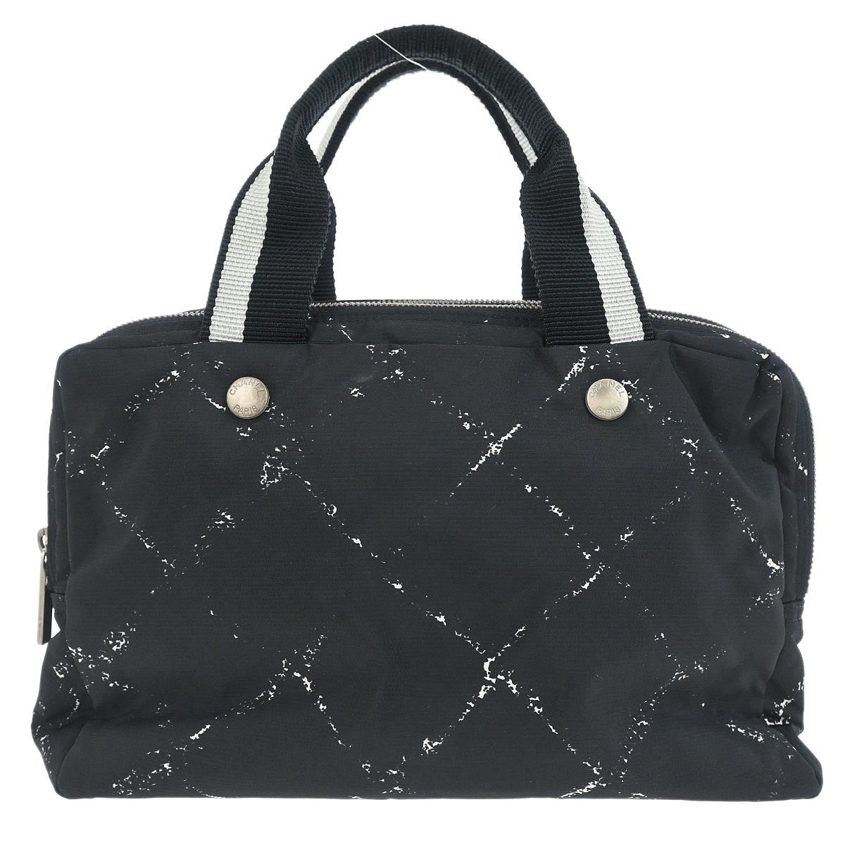 Chanel Travel Line Boston Bag Printed Nylon Small - image 1