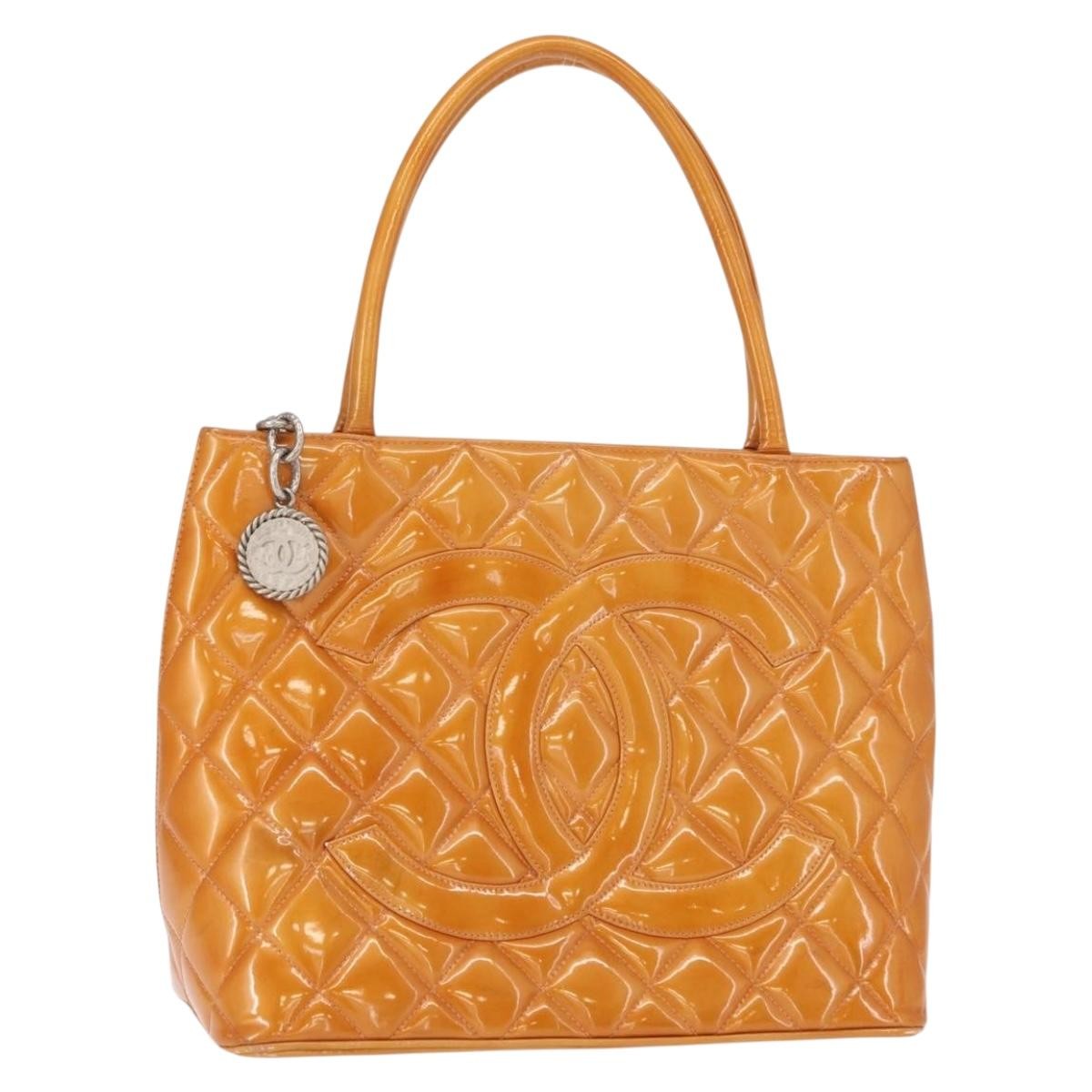 Chanel Medallion Tote Quilted Patent - image 1