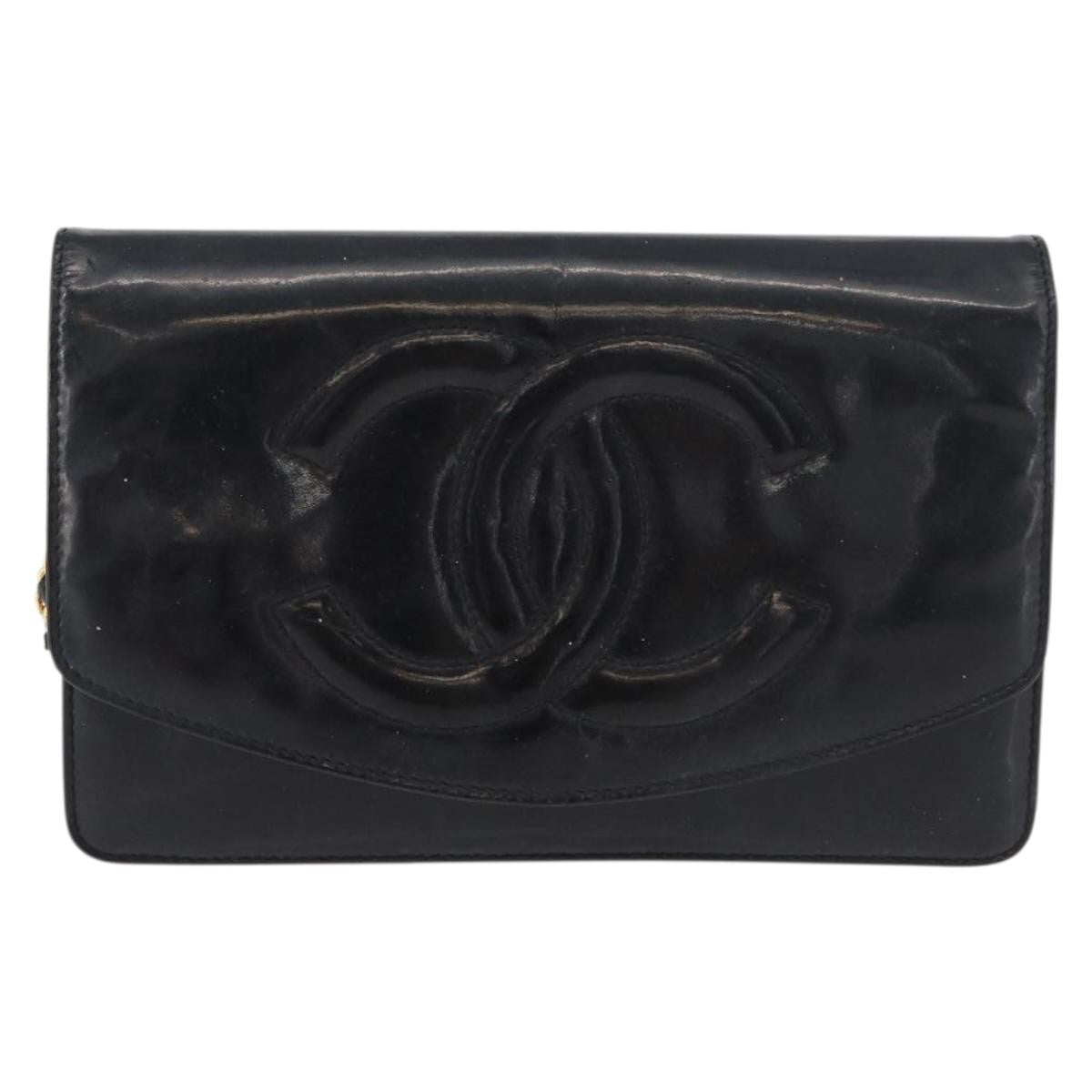 Chanel Vintage CC Wallet on Chain Patent - image 1