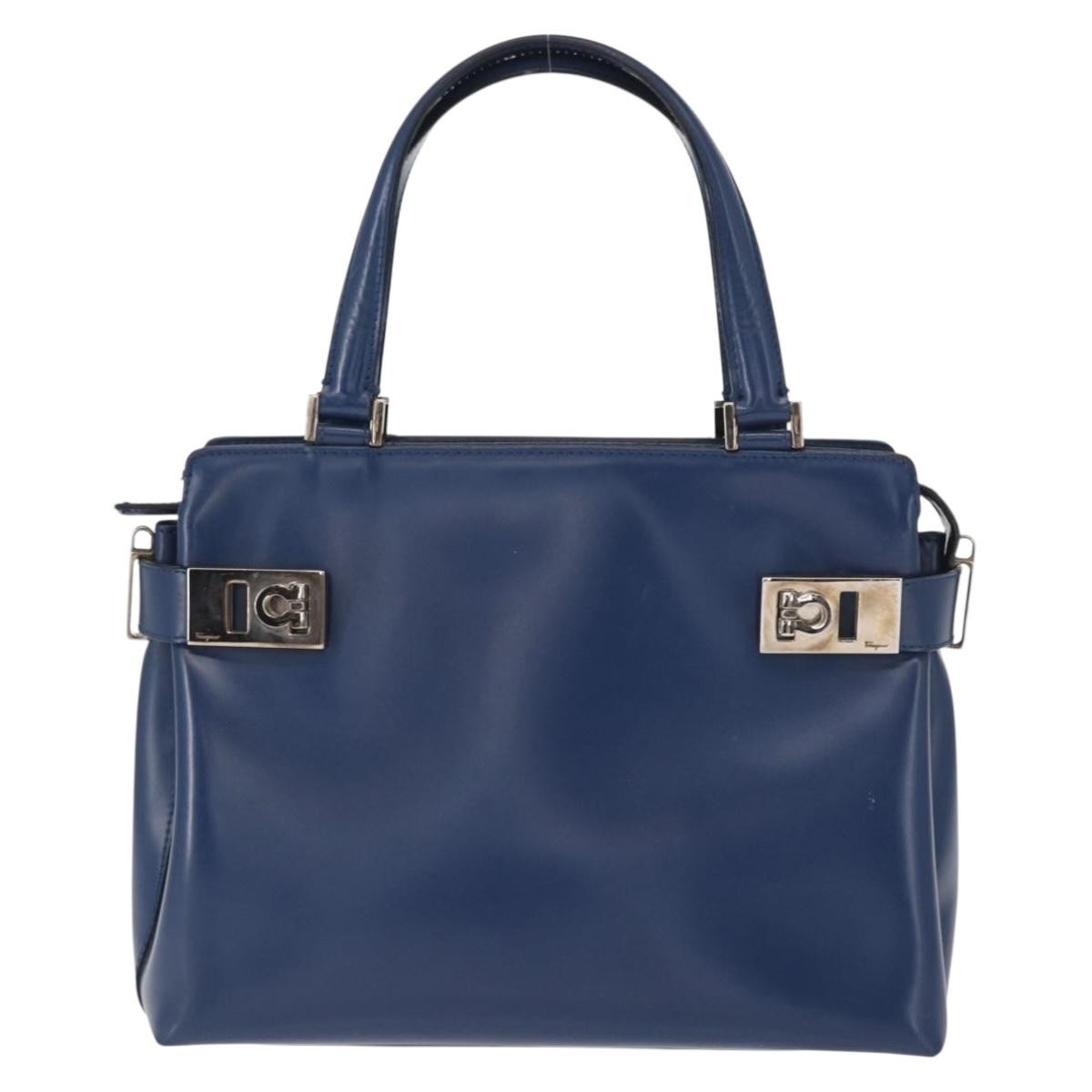 Salvatore Ferragamo Double Gancini Side Buckle Tote Leather Medium - image 1