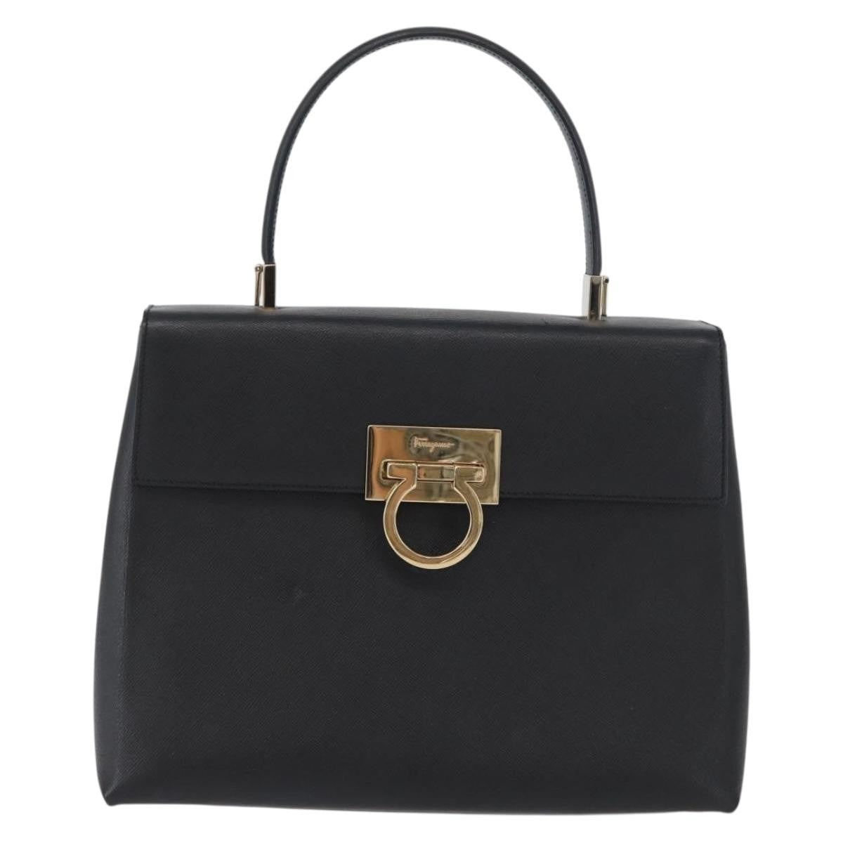 Salvatore Ferragamo Gancini handbag Leather - image 1