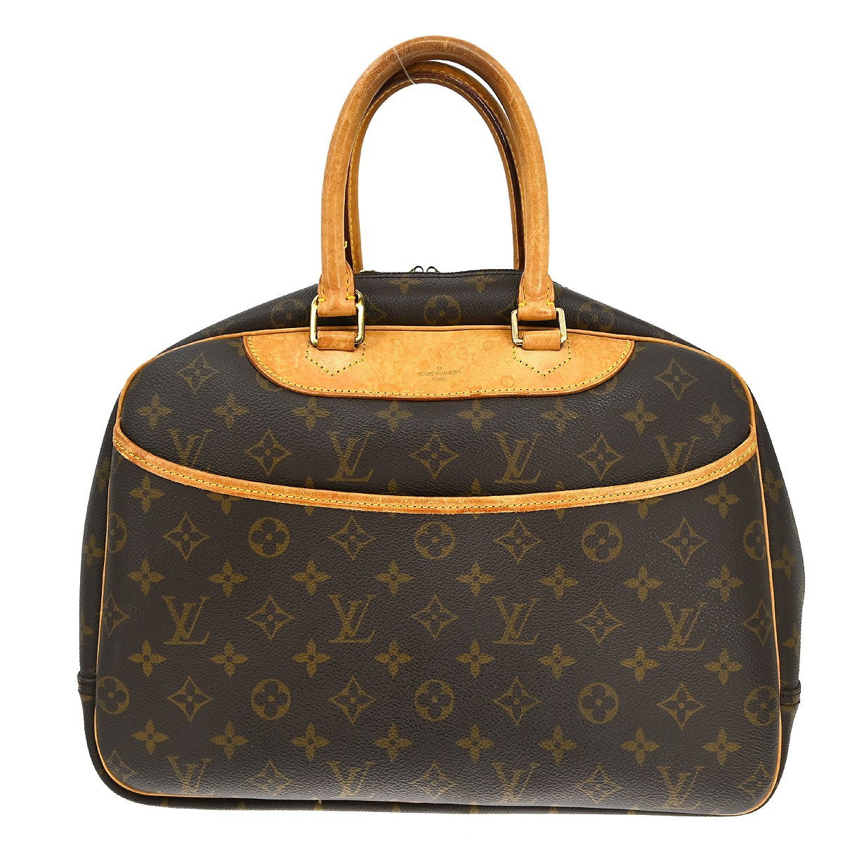 Louis Vuitton Deauville Handbag Monogram Canvas 34 - image 1