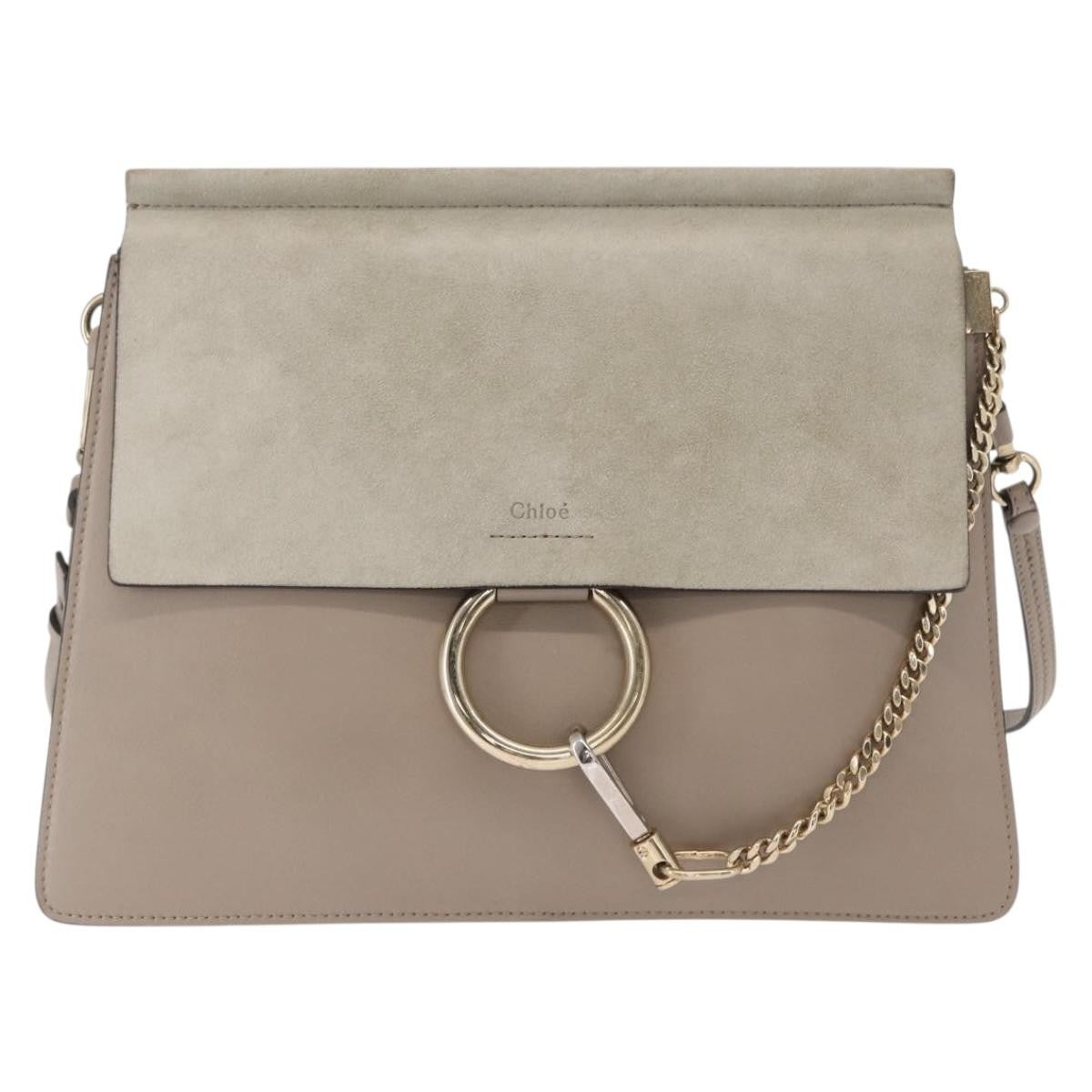 Chloe Faye Shoulder Bag Leather and Suede Medium - image 1