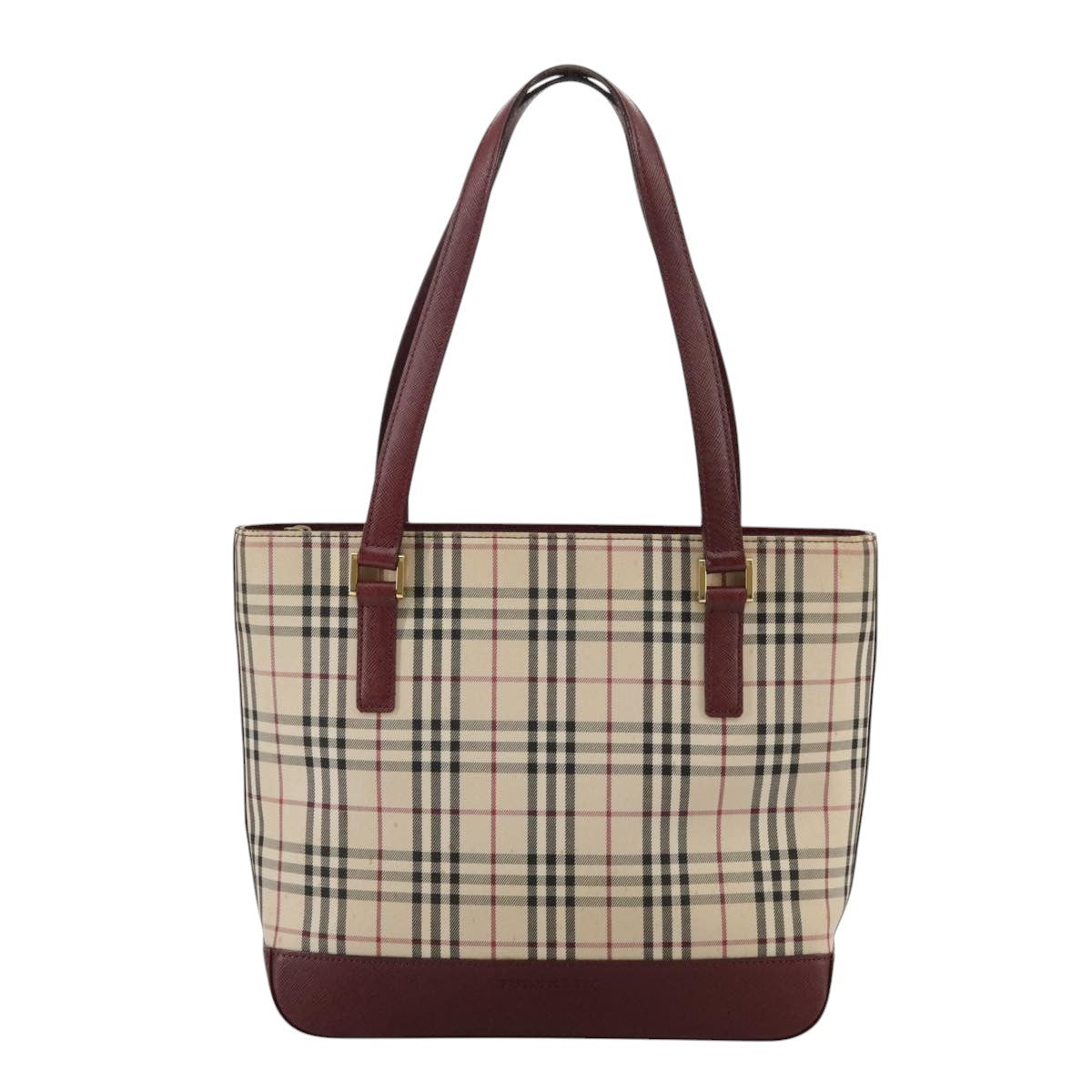 Burberry Nova Check Tote Canvas and Leather - image 1