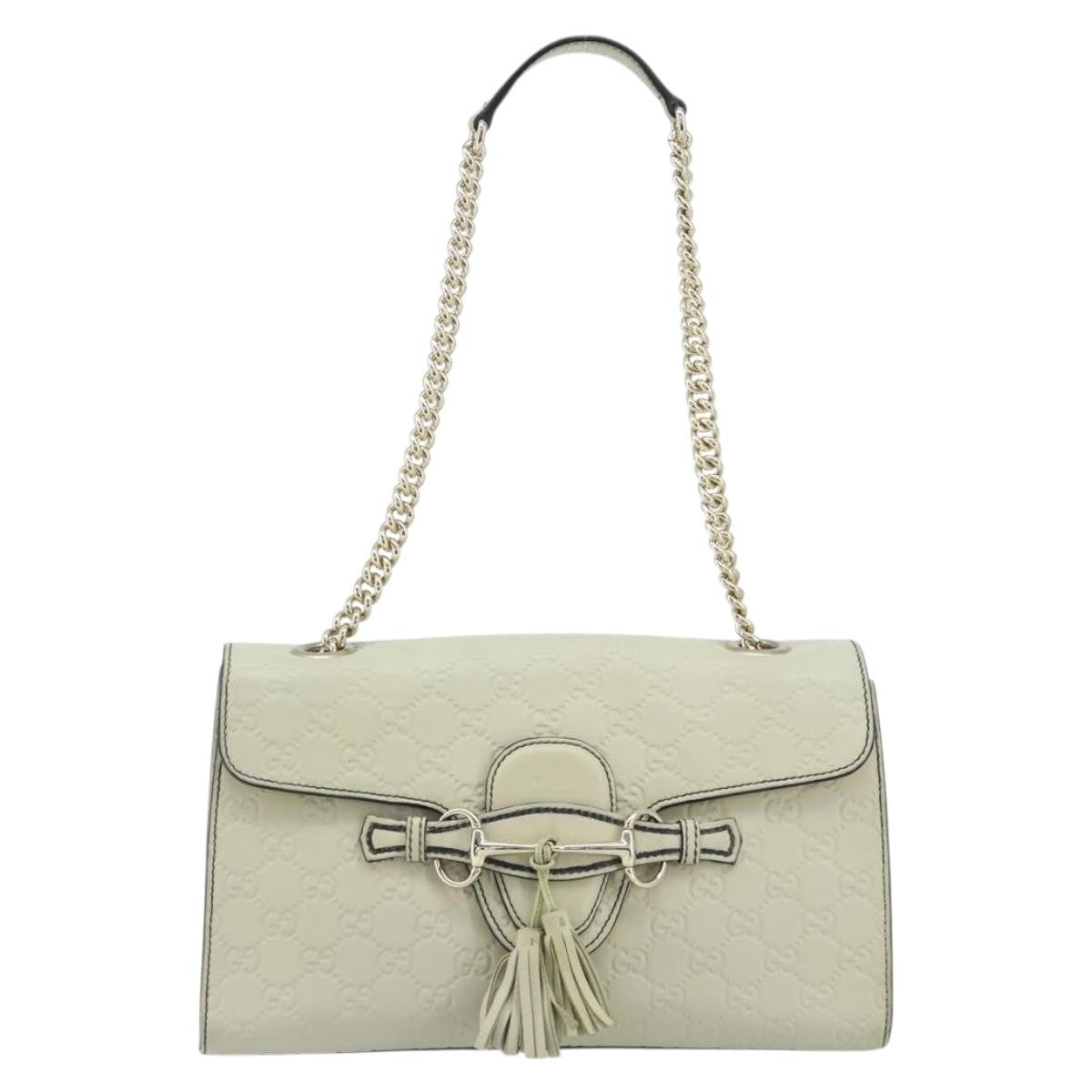 Gucci Emily Chain Flap Bag Guccissima Leather Medium - image 1