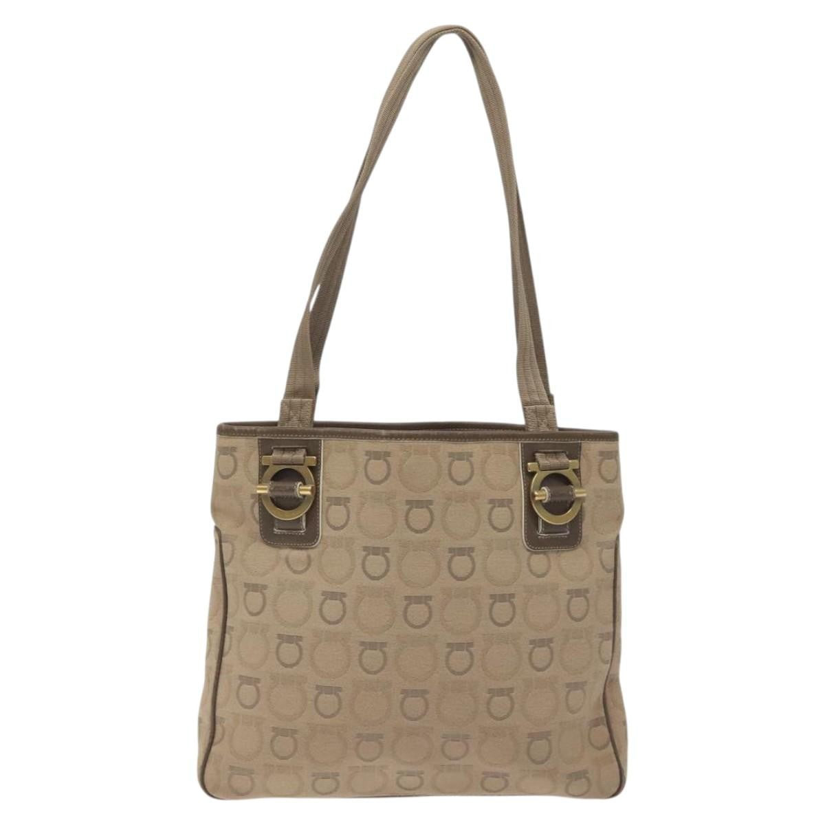 Salvatore Ferragamo Gancini Tote Gancini Canvas Medium - image 1